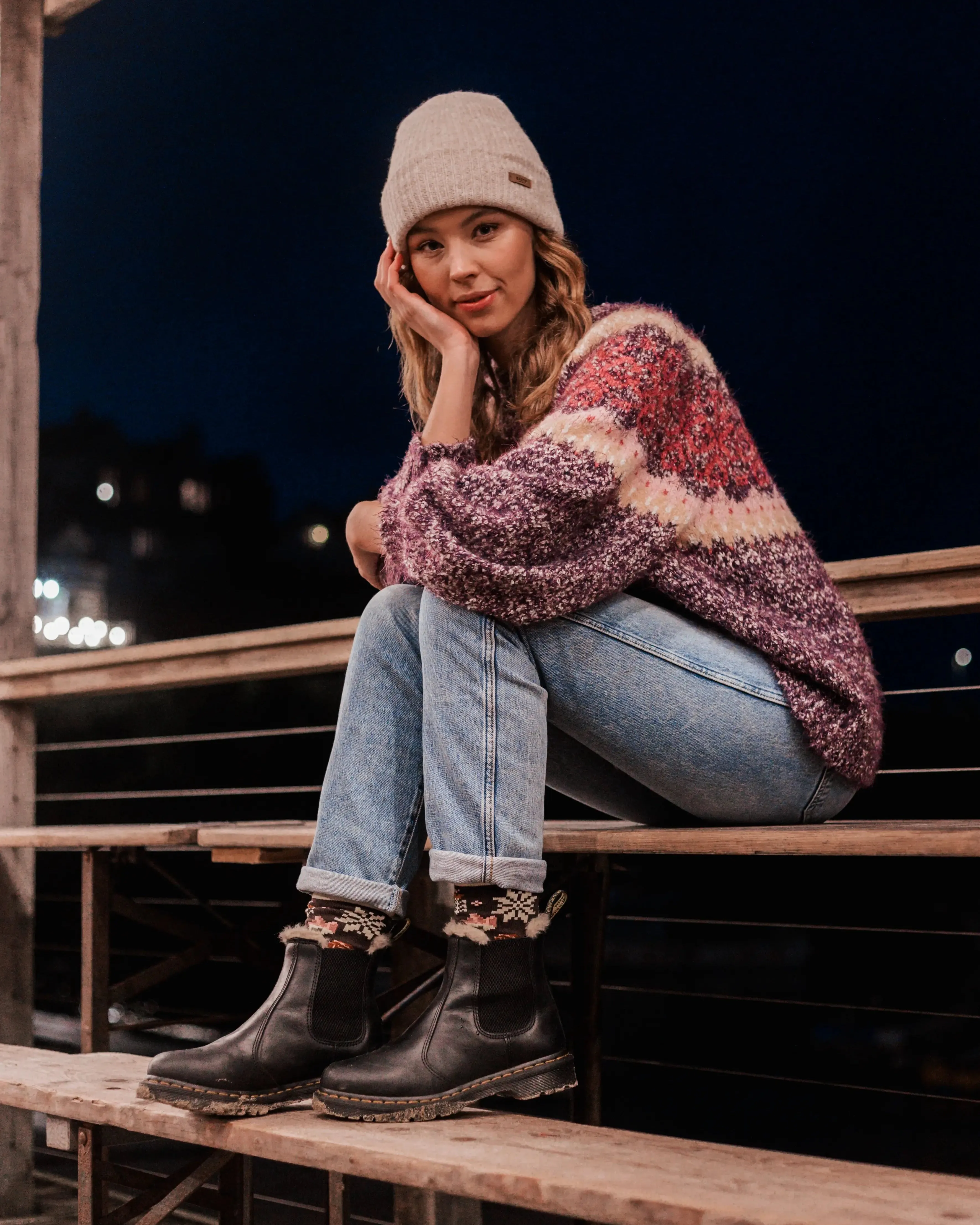 2976 Leonore Wyoming Stiefel in Schwarz