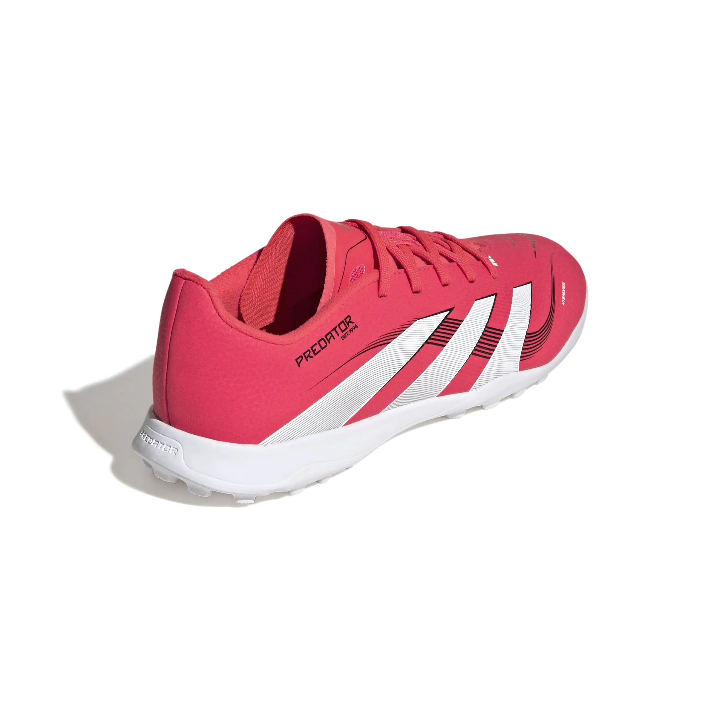 adidas Junior Predator League TF Turf - Leuchtendes Rot/Fußbekleidung Weiß/Kern Schwarz