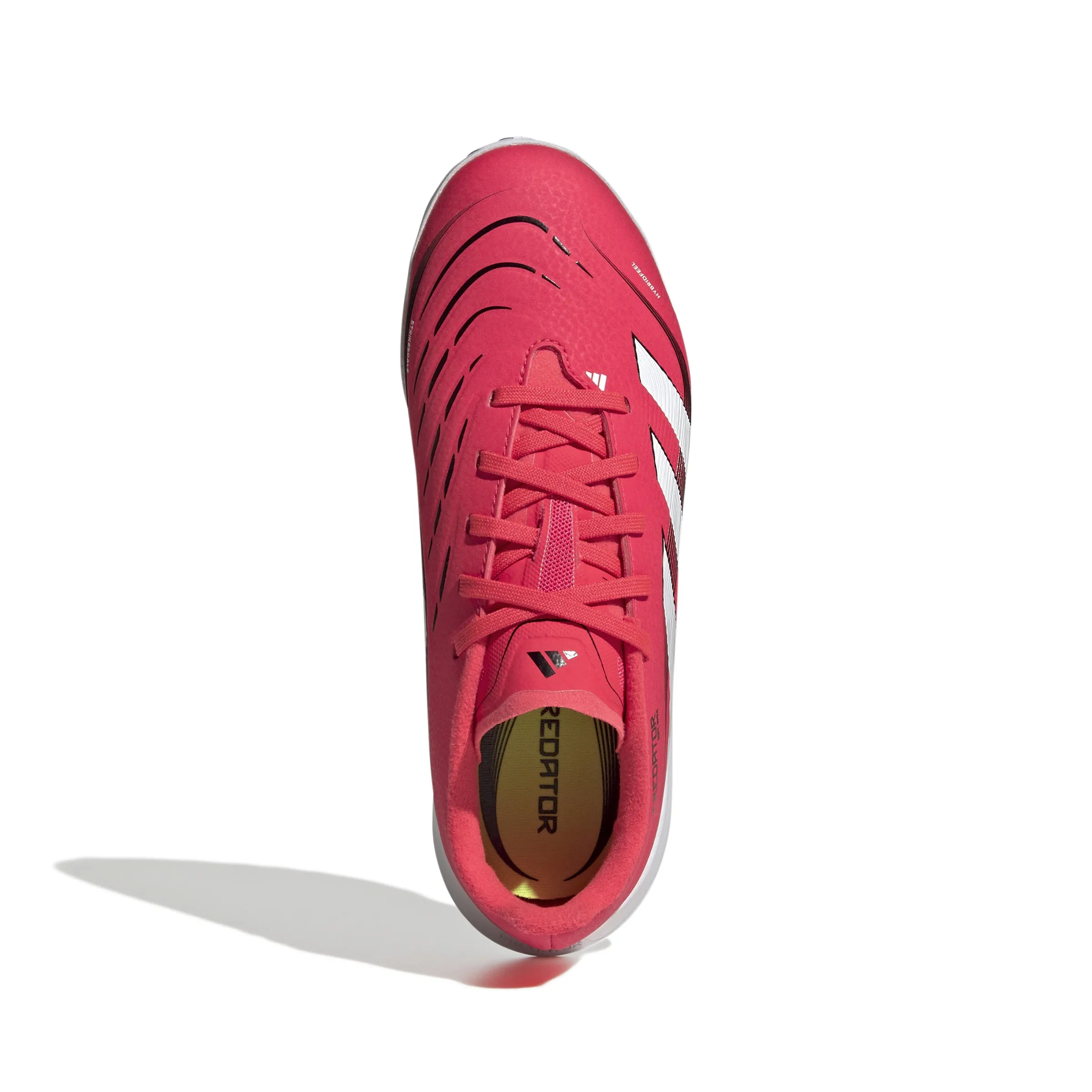 adidas Junior Predator League TF Turf - Leuchtendes Rot/Fußbekleidung Weiß/Kern Schwarz