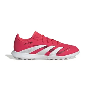 adidas Junior Predator League TF Turf - Leuchtendes Rot/Fußbekleidung Weiß/Kern Schwarz