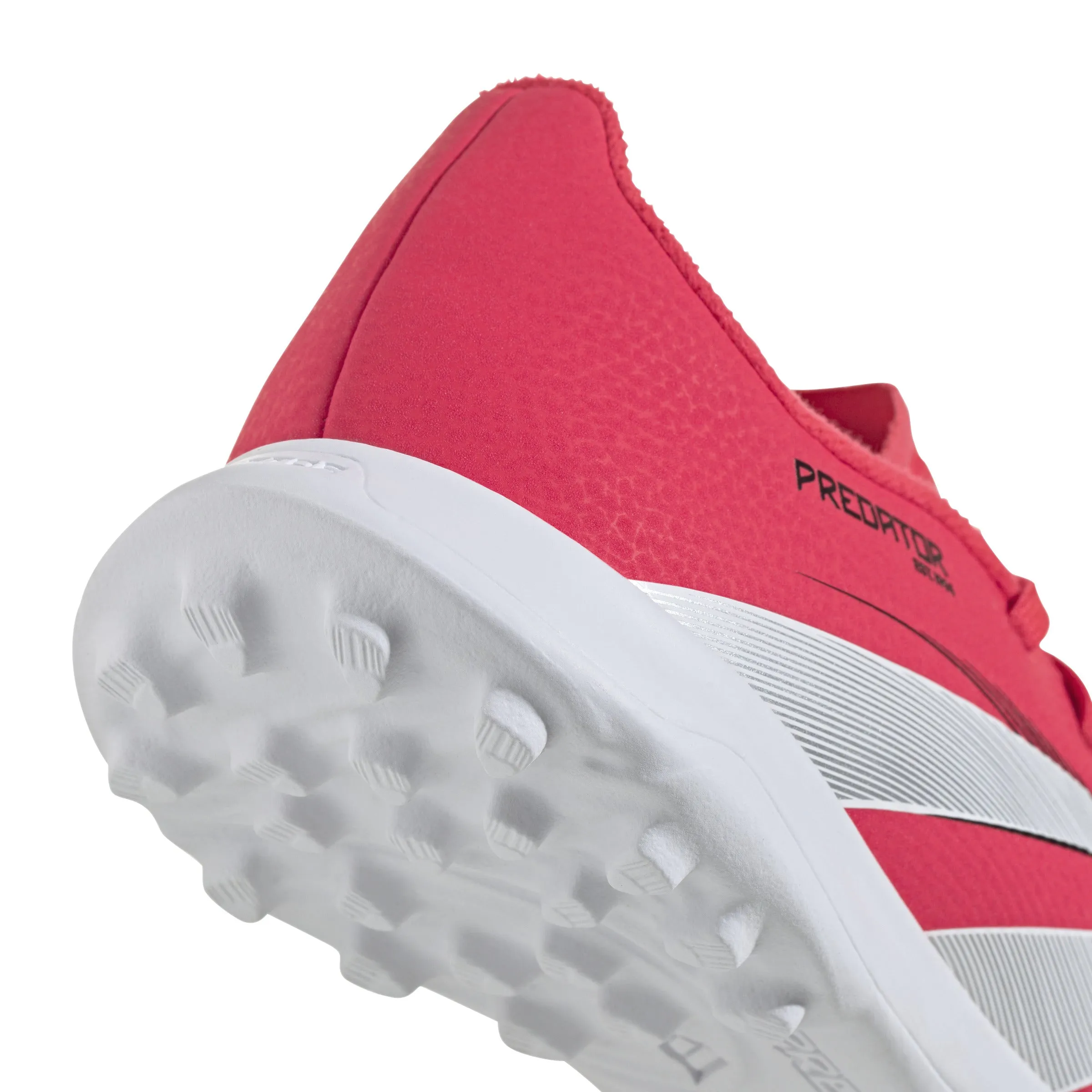 adidas Junior Predator League TF Turf - Leuchtendes Rot/Fußbekleidung Weiß/Kern Schwarz
