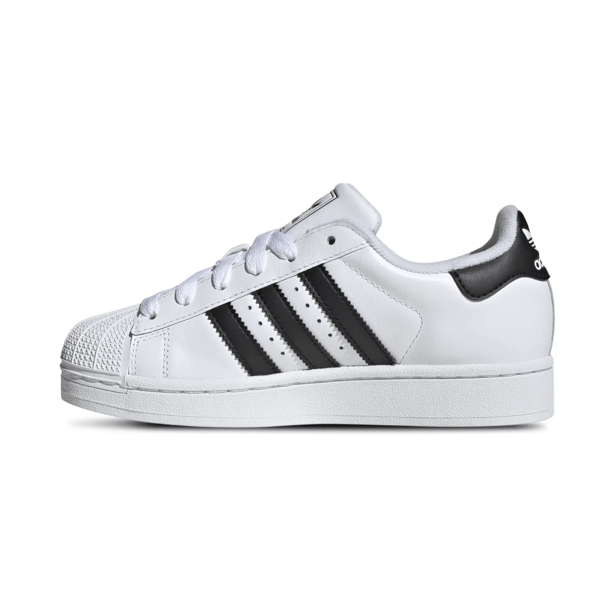 Adidas Kinderschuhe (Grundschule) Superstar II Wolkenweiß/Core Schwarz/Wolkenweiß