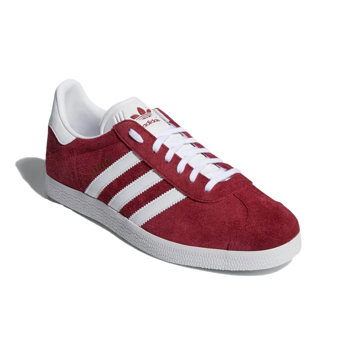 Adidas Herren Gazelle Burgunderrot/Weiß Adidas Schuhe
