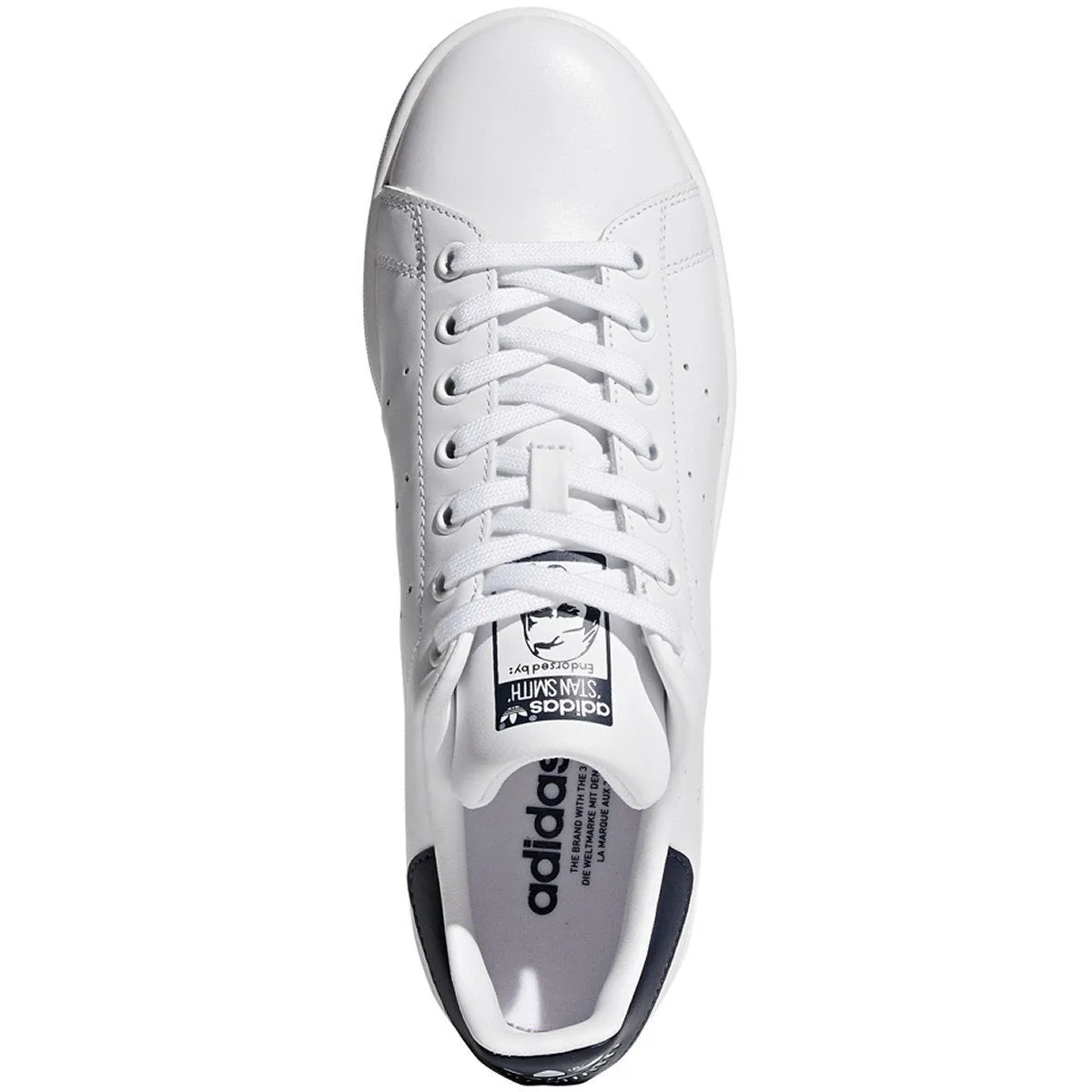 Adidas Herren Stan Smith Weiß/Marine Adidas Schuhe