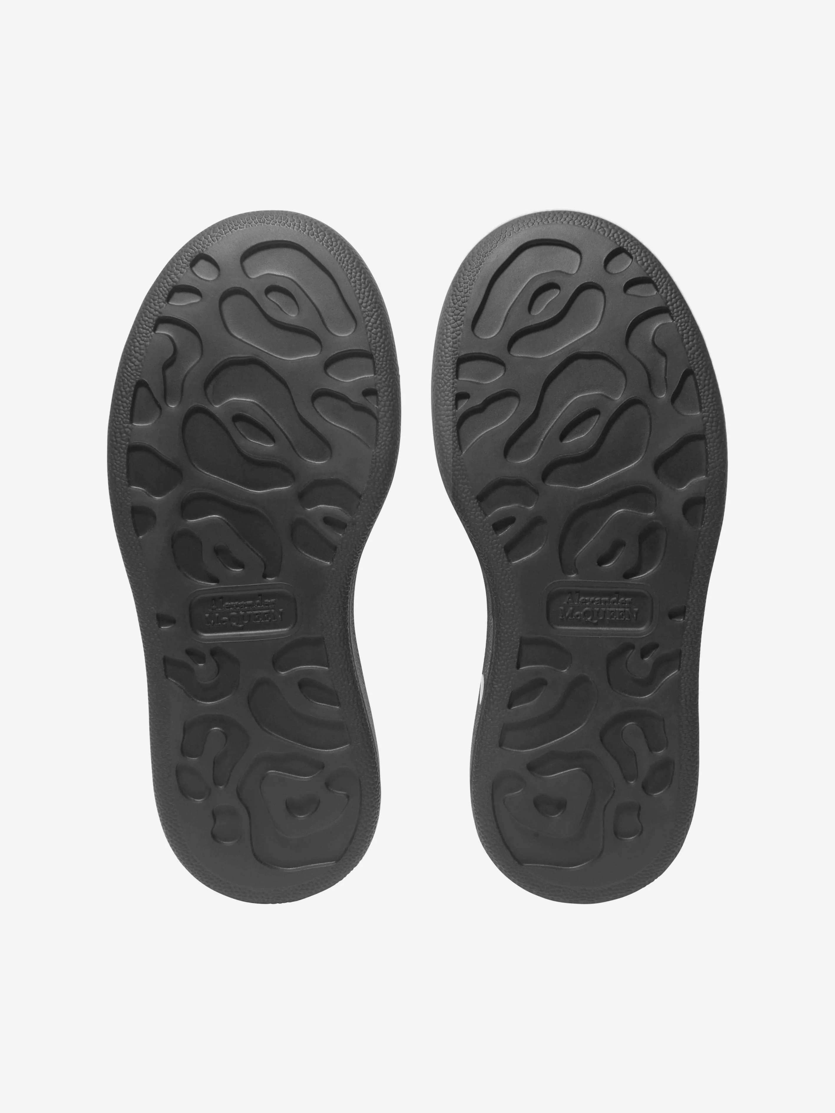 Alexander McQueen Kinder Leder Schnürstiefel mit dicker Sohle