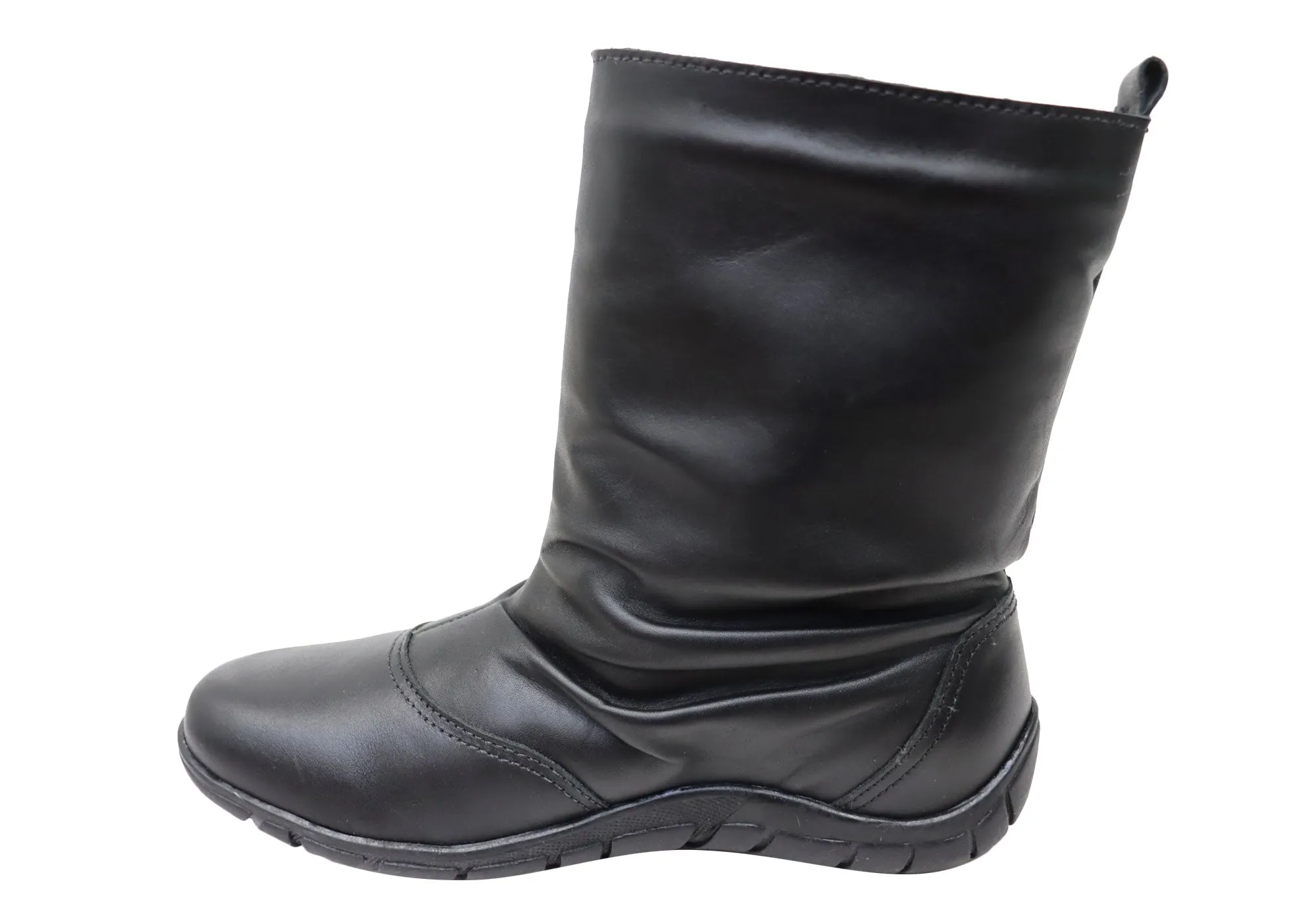 Andacco Ashleigh Damen Brasilianische Bequeme Lederstiefel Andacco Schuhe