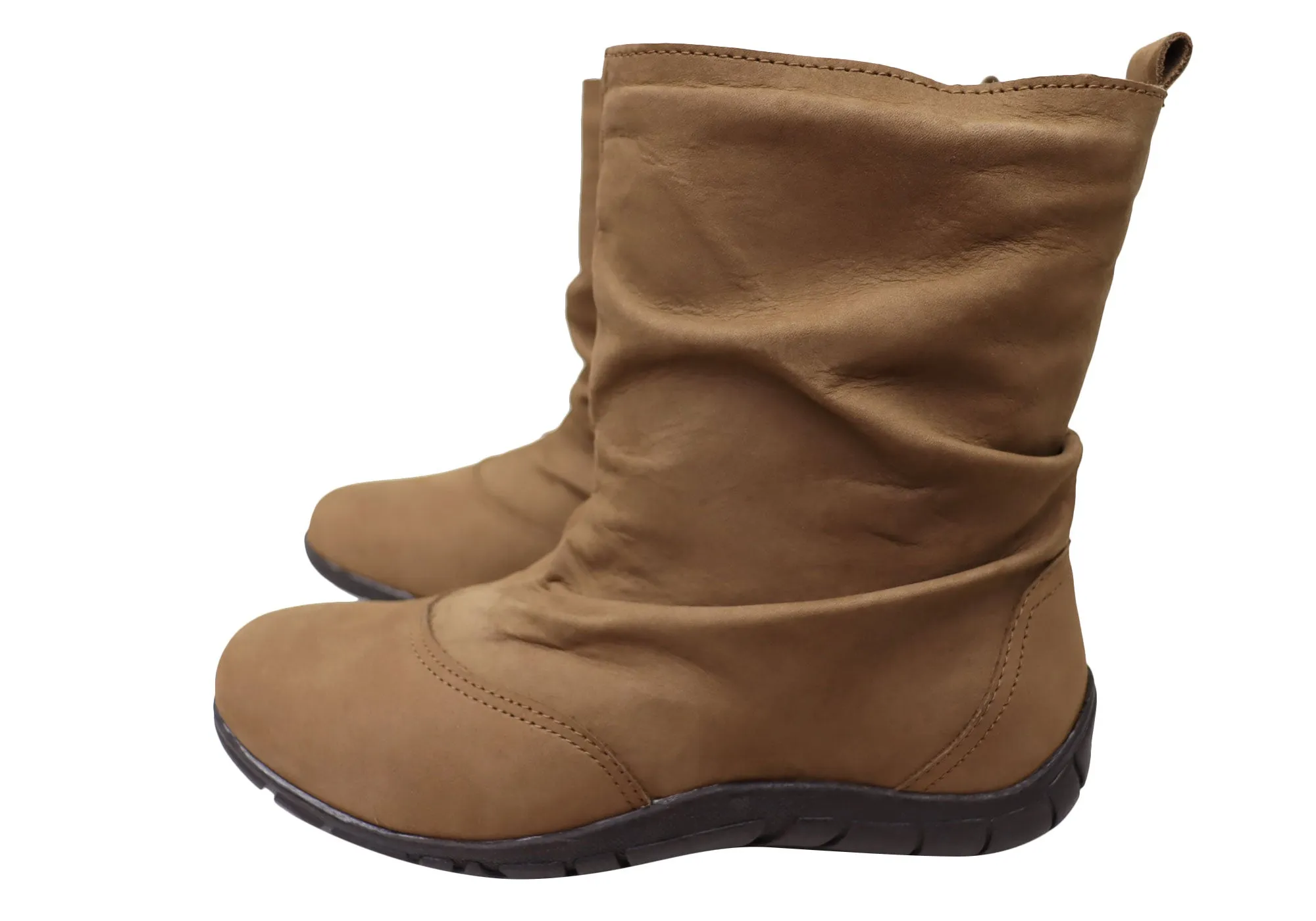 Andacco Ashleigh Damen Brasilianische Bequeme Lederstiefel Andacco Schuhe