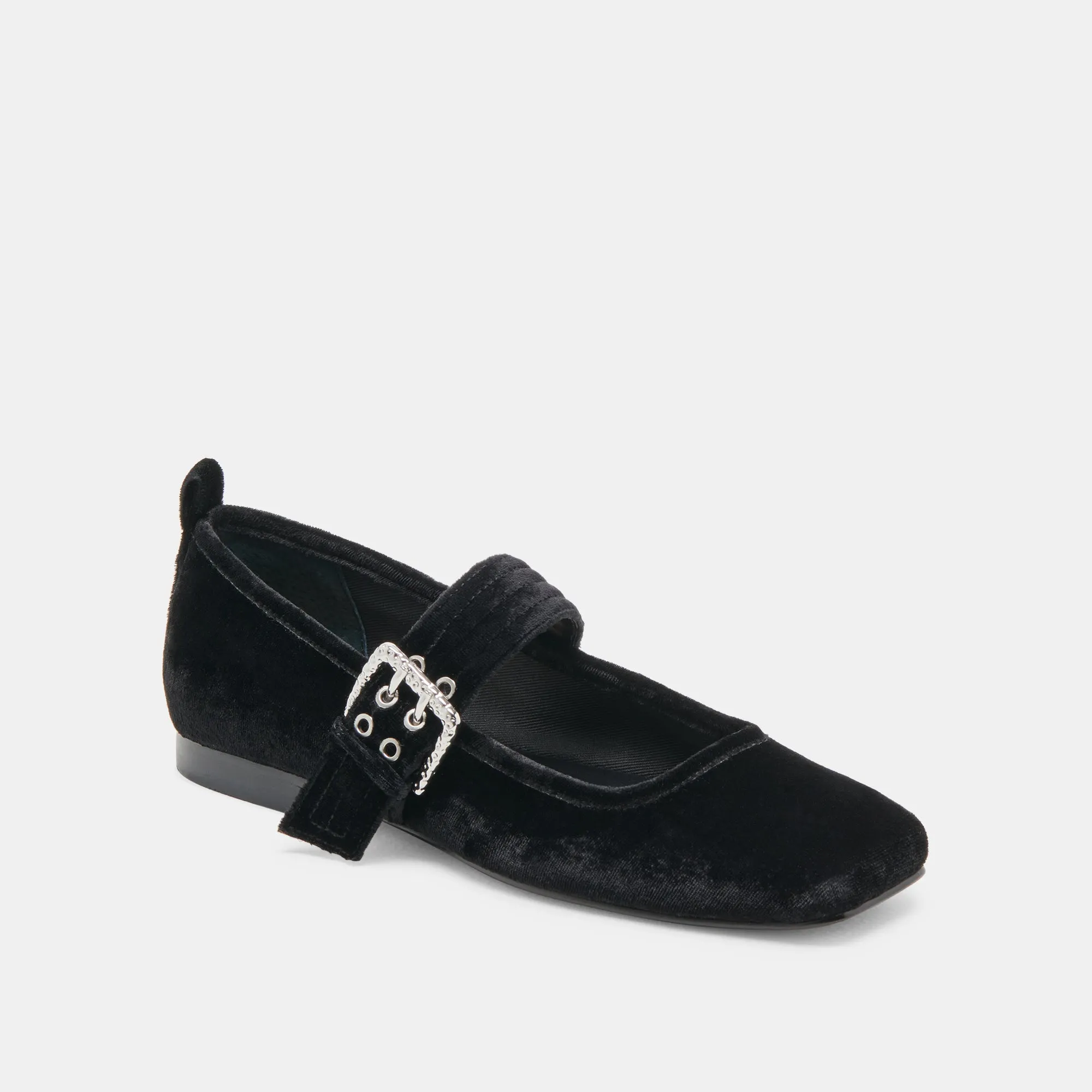 ARORA BALLETFLATS NERO SAMT