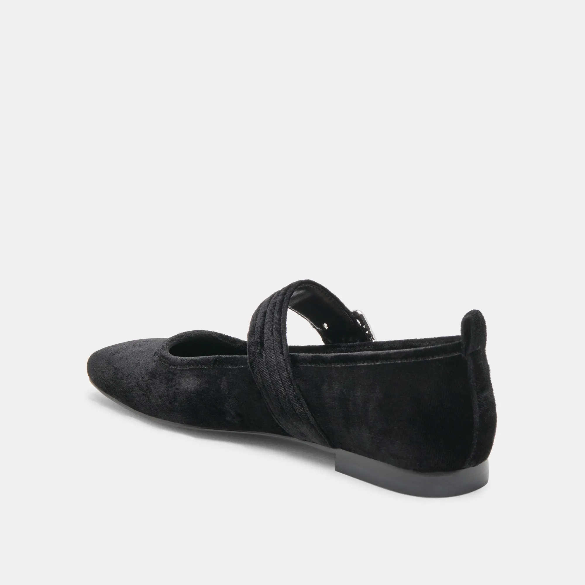 ARORA BALLETFLATS NERO SAMT