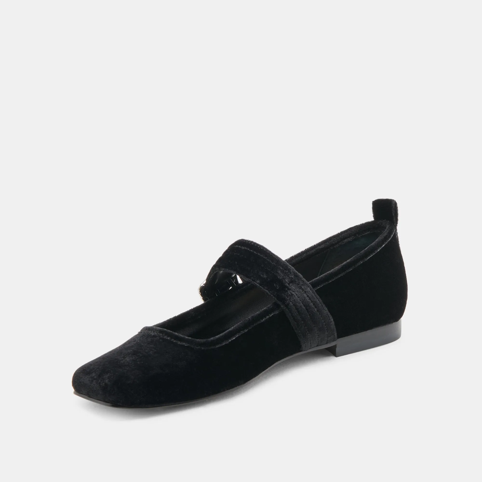 ARORA BALLETFLATS NERO SAMT