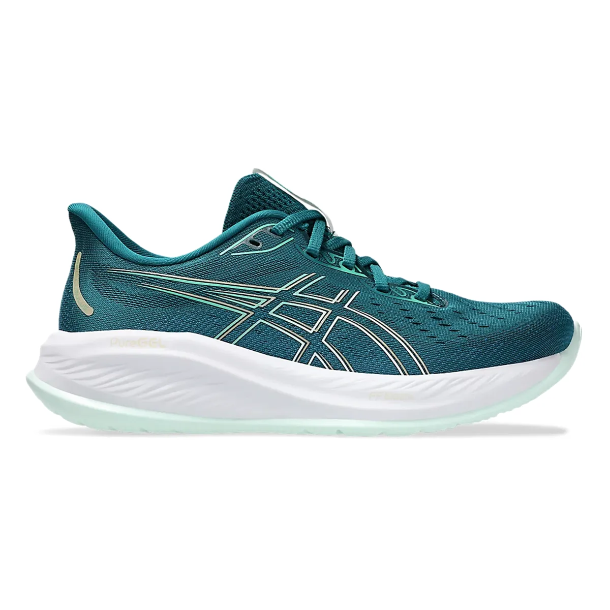 Asics Gel Cumulus 26 - Sattes Petrol - Blasses Minzgrün