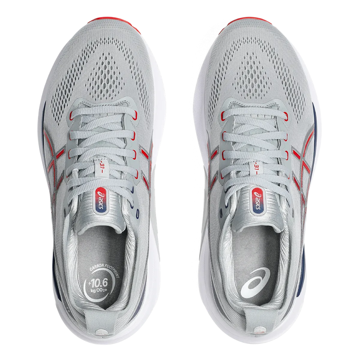 Asics Gel Kayano 31 - Piemont Grau - Feuerrot