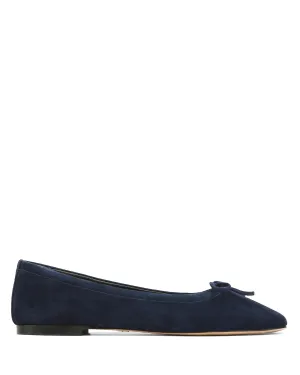 Avery Navy Wildleder