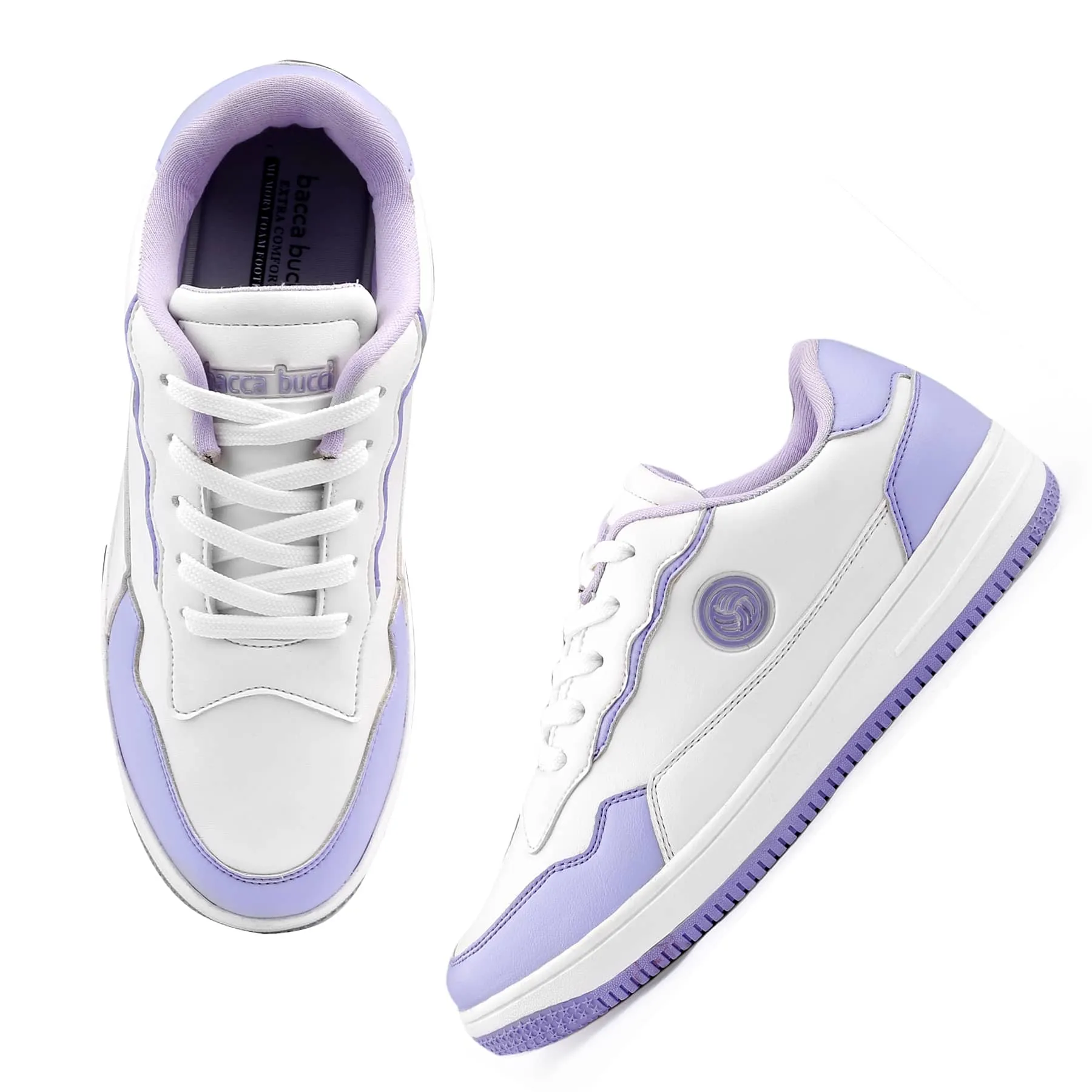 Bacca Bucci INFINITY Low Top Flachsohlen-Mode-Sneaker für Damen