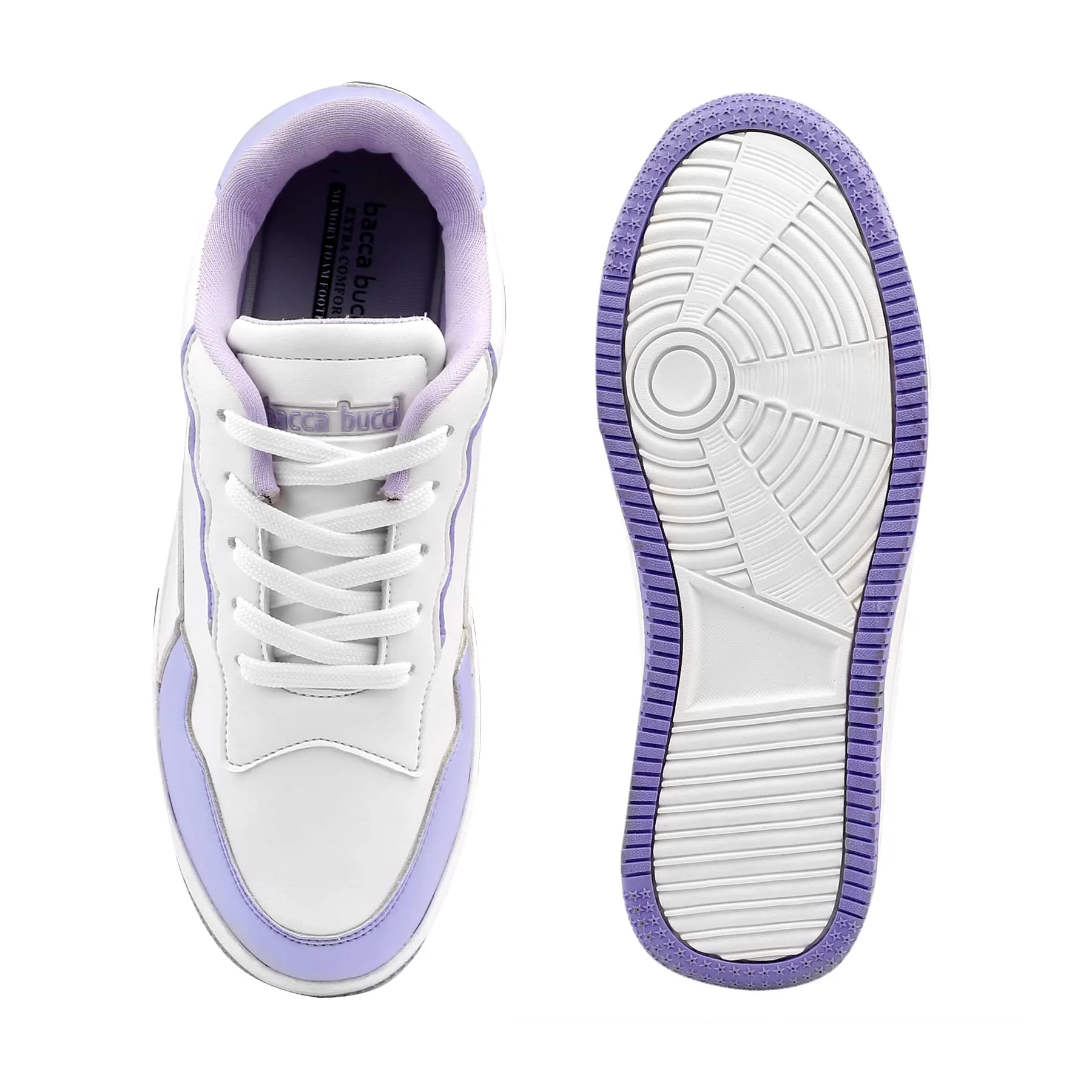 Bacca Bucci INFINITY Low Top Flachsohlen-Mode-Sneaker für Damen