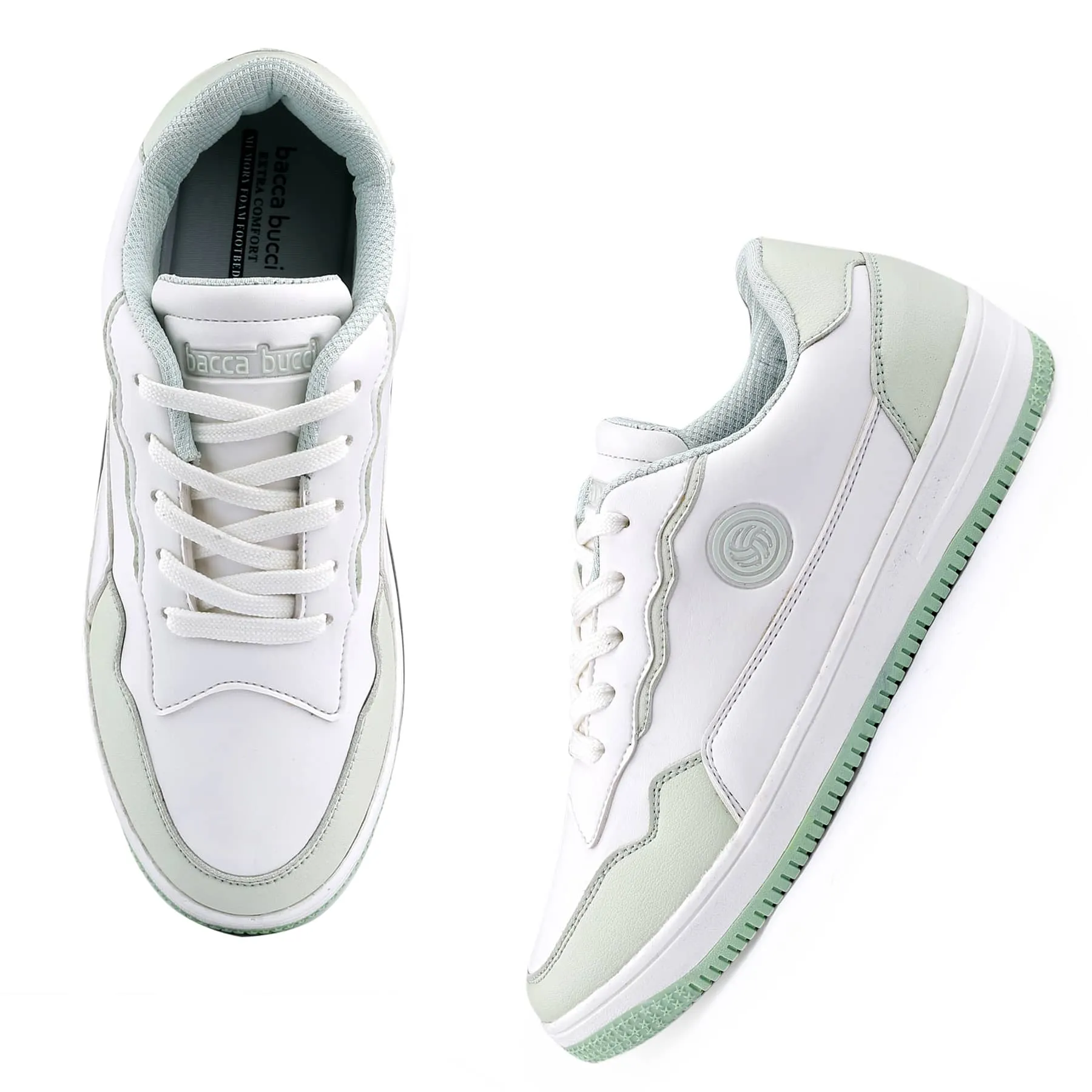 Bacca Bucci INFINITY Low Top Flachsohlen-Mode-Sneaker für Damen