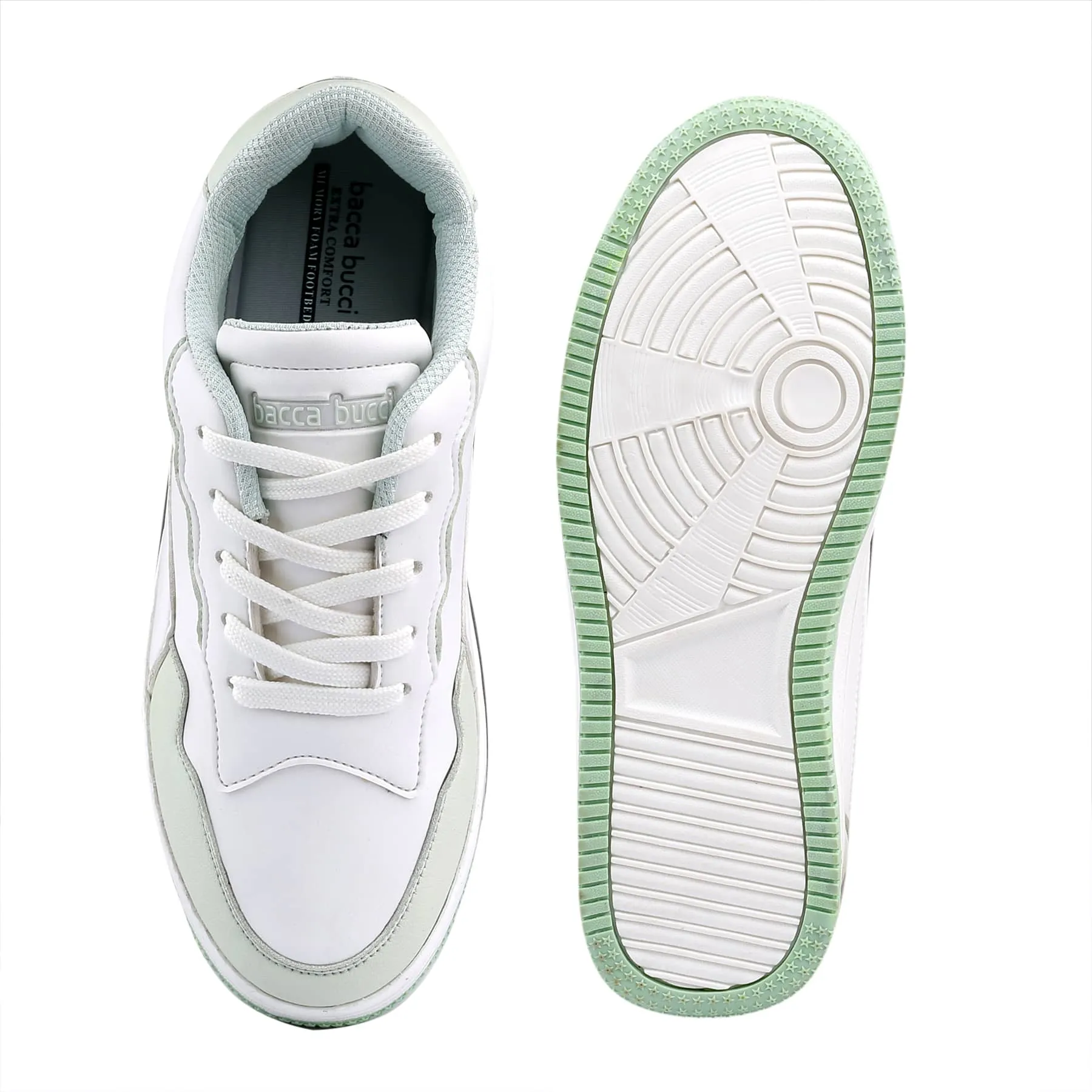 Bacca Bucci INFINITY Low Top Flachsohlen-Mode-Sneaker für Damen