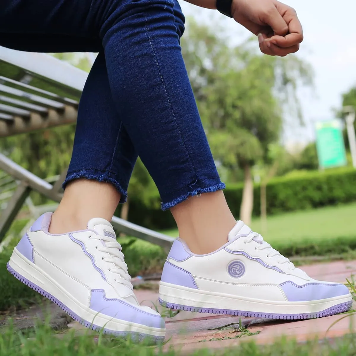 Bacca Bucci INFINITY Low Top Flachsohlen-Mode-Sneaker für Damen