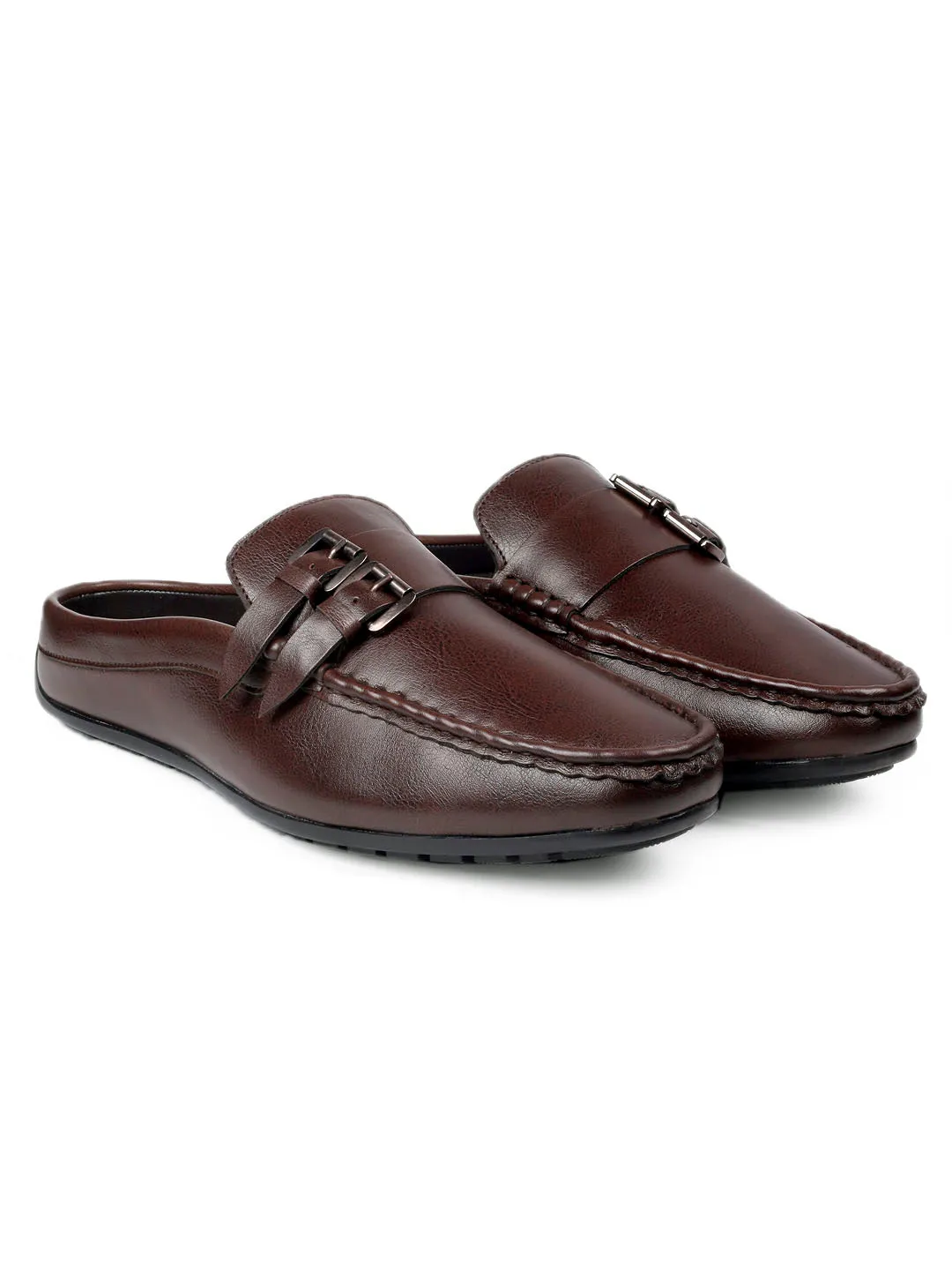 Bacca Bucci JAMBOREE Mode-Mules/Clogs/Rückenlose Loafers für Party/Reisen/Büro - Braun