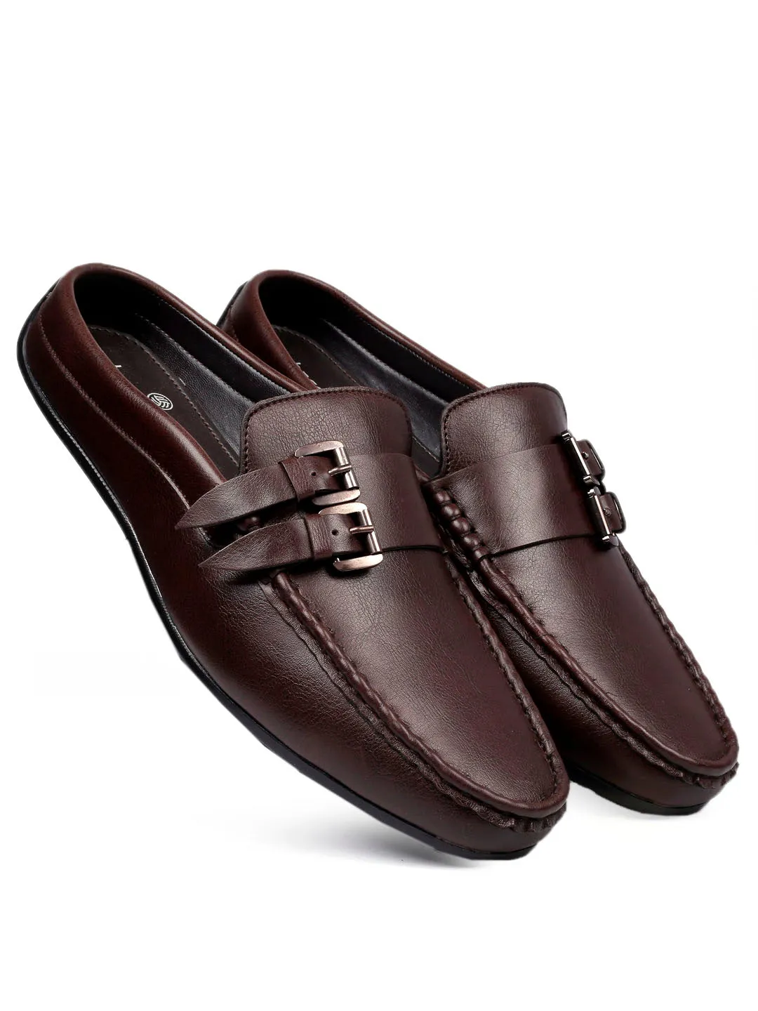 Bacca Bucci JAMBOREE Mode-Mules/Clogs/Rückenlose Loafers für Party/Reisen/Büro - Braun