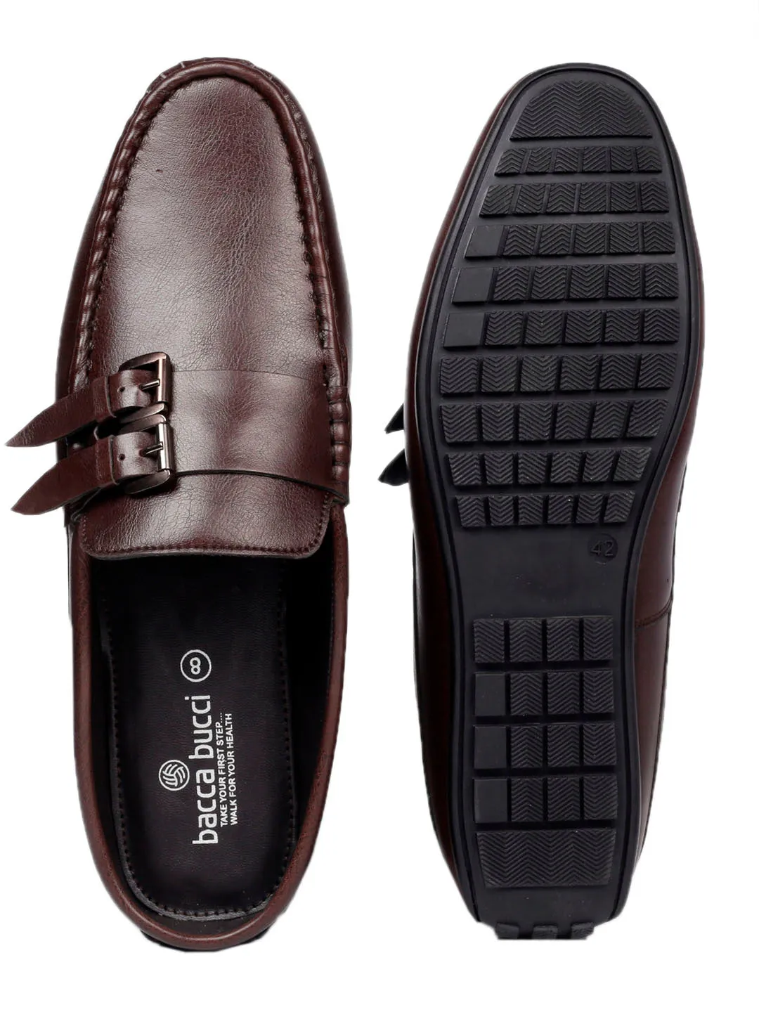 Bacca Bucci JAMBOREE Mode-Mules/Clogs/Rückenlose Loafers für Party/Reisen/Büro - Braun