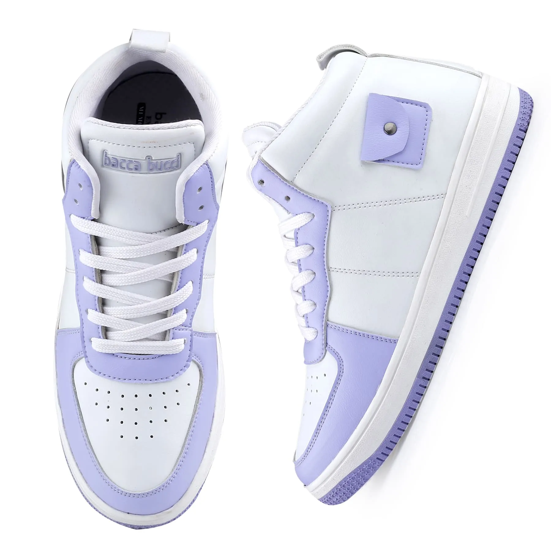 Bacca Bucci STELLAR Mid-Top Mode-Damen-Sneaker