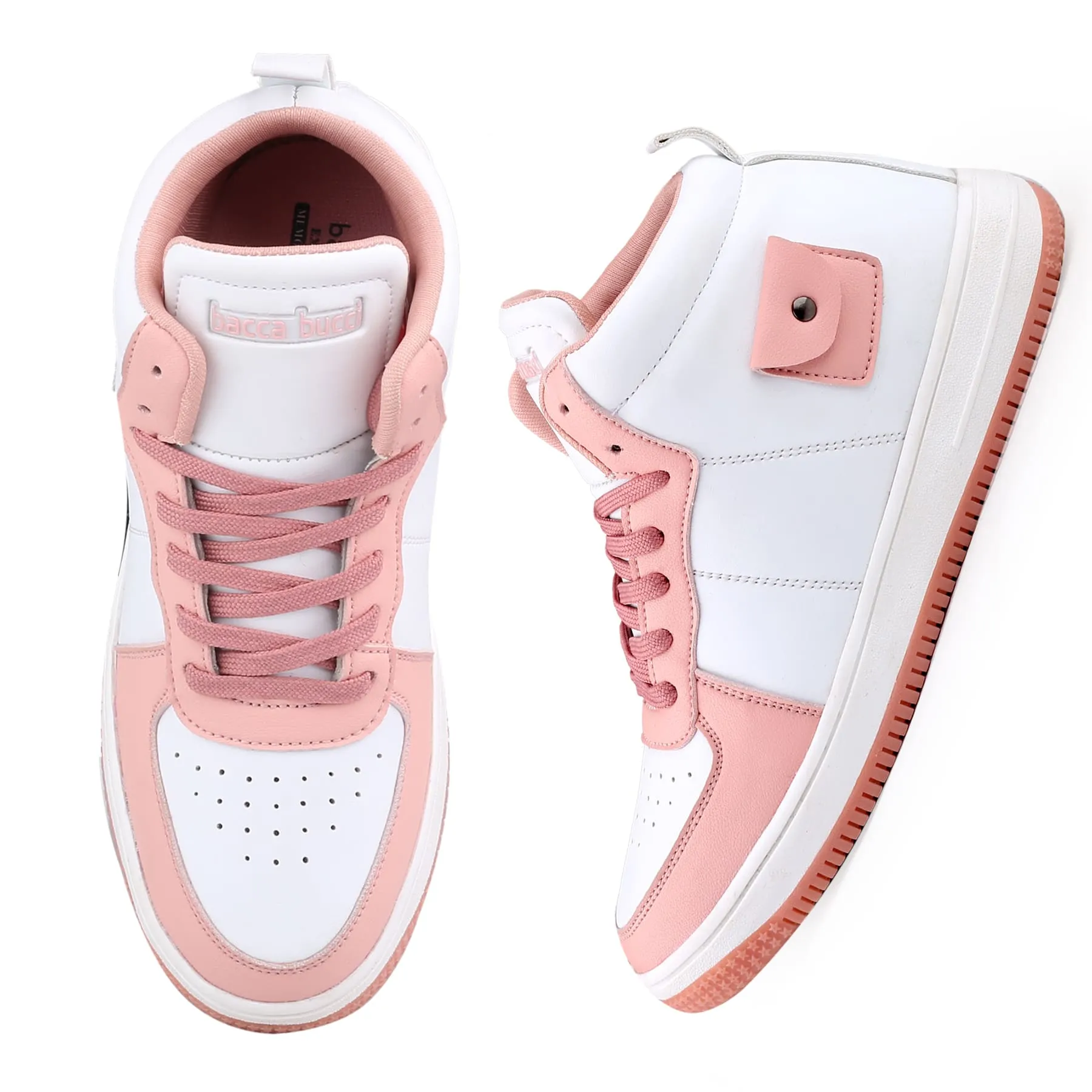 Bacca Bucci STELLAR Mid-Top Mode-Damen-Sneaker