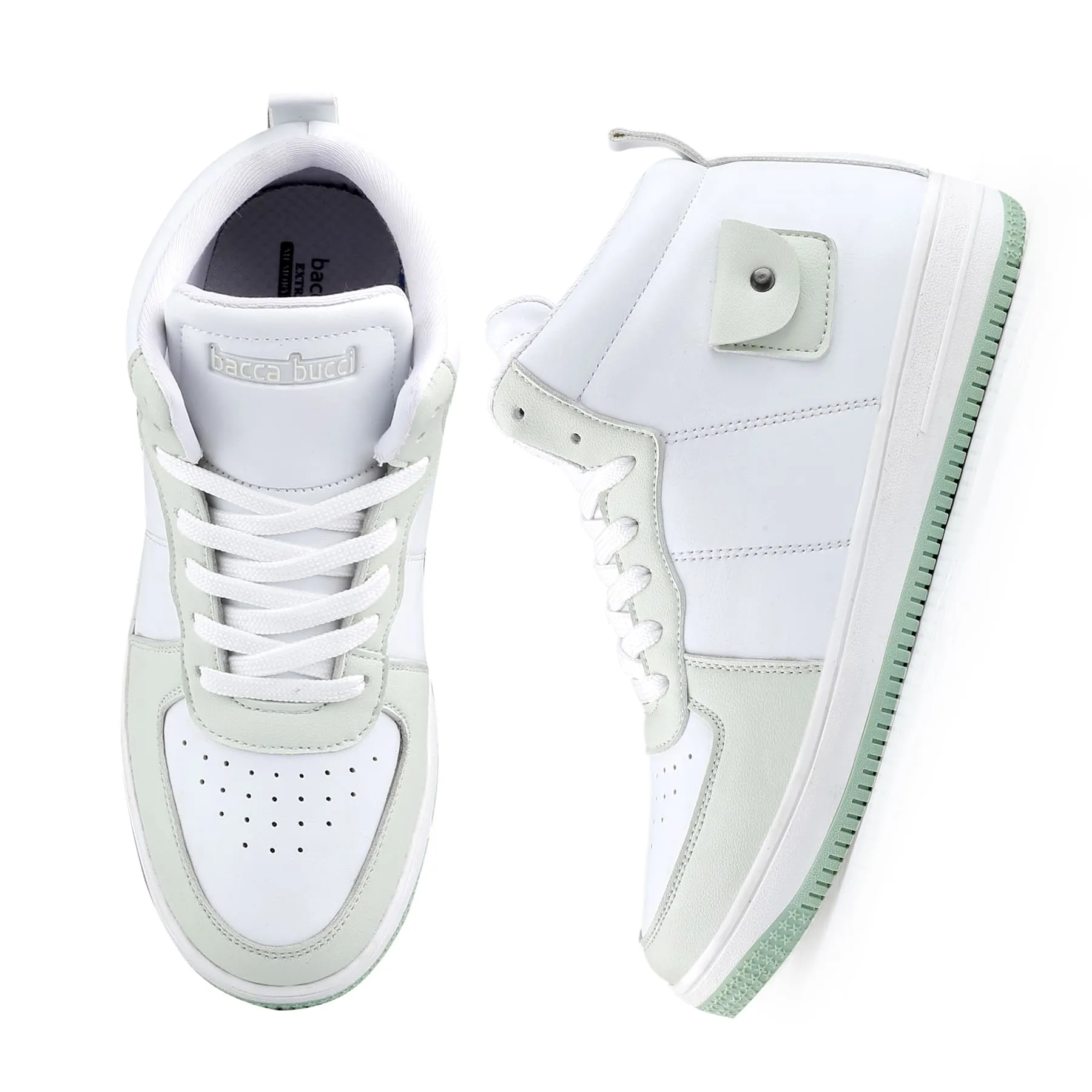 Bacca Bucci STELLAR Mid-Top Mode-Damen-Sneaker
