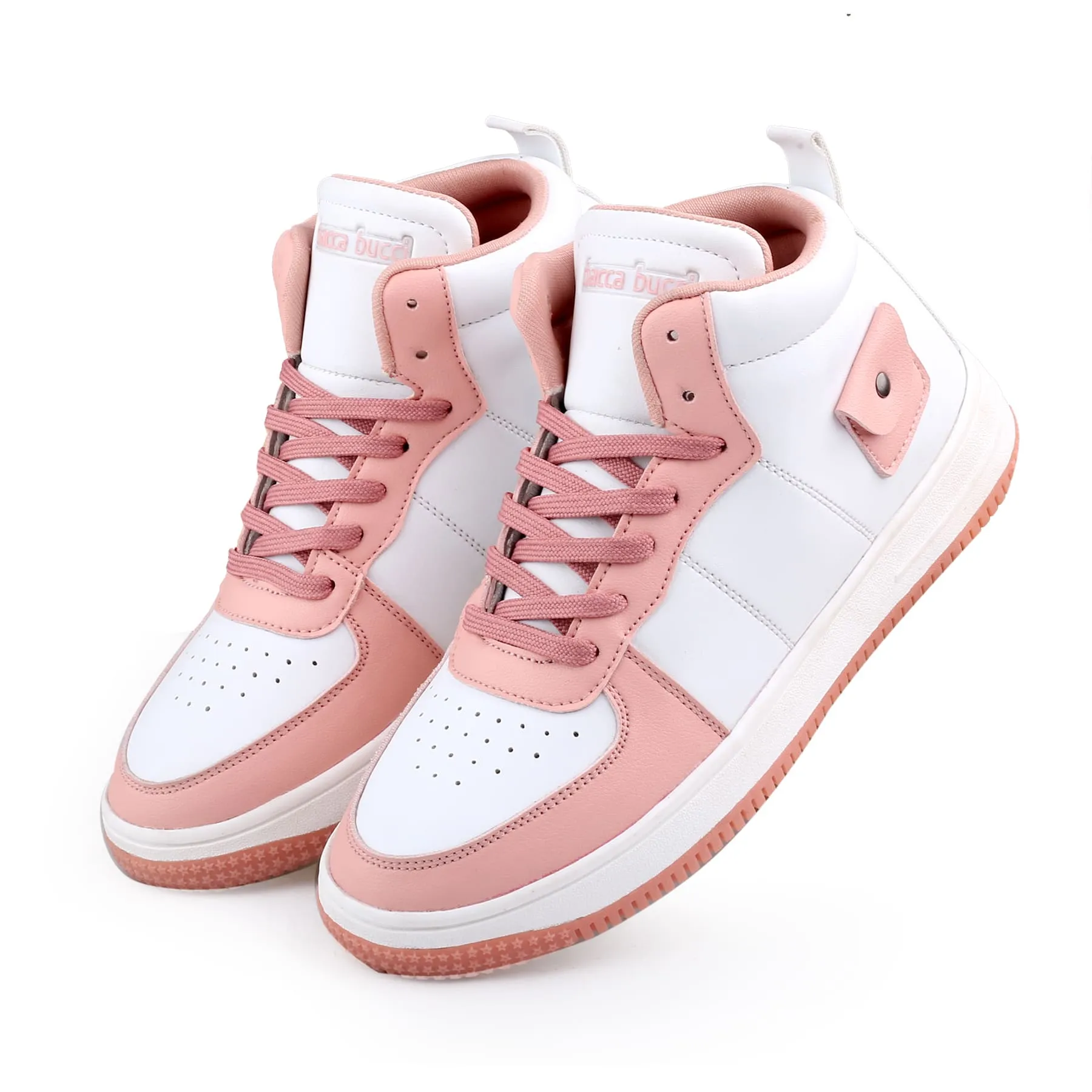 Bacca Bucci STELLAR Mid-Top Mode-Damen-Sneaker