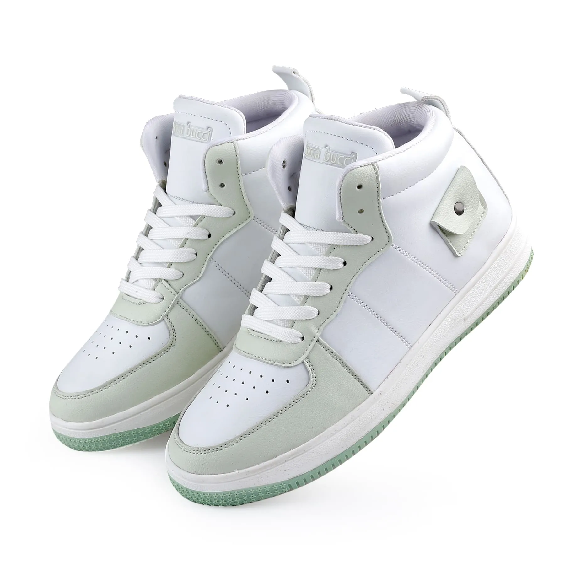 Bacca Bucci STELLAR Mid-Top Mode-Damen-Sneaker