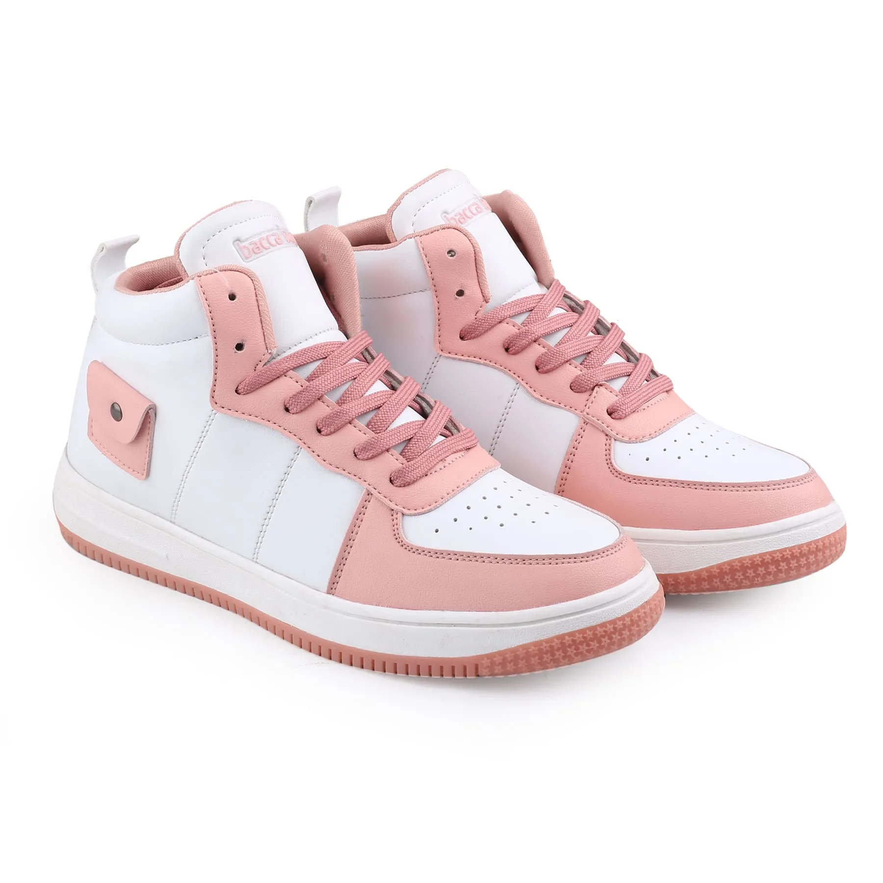 Bacca Bucci STELLAR Mid-Top Mode-Damen-Sneaker