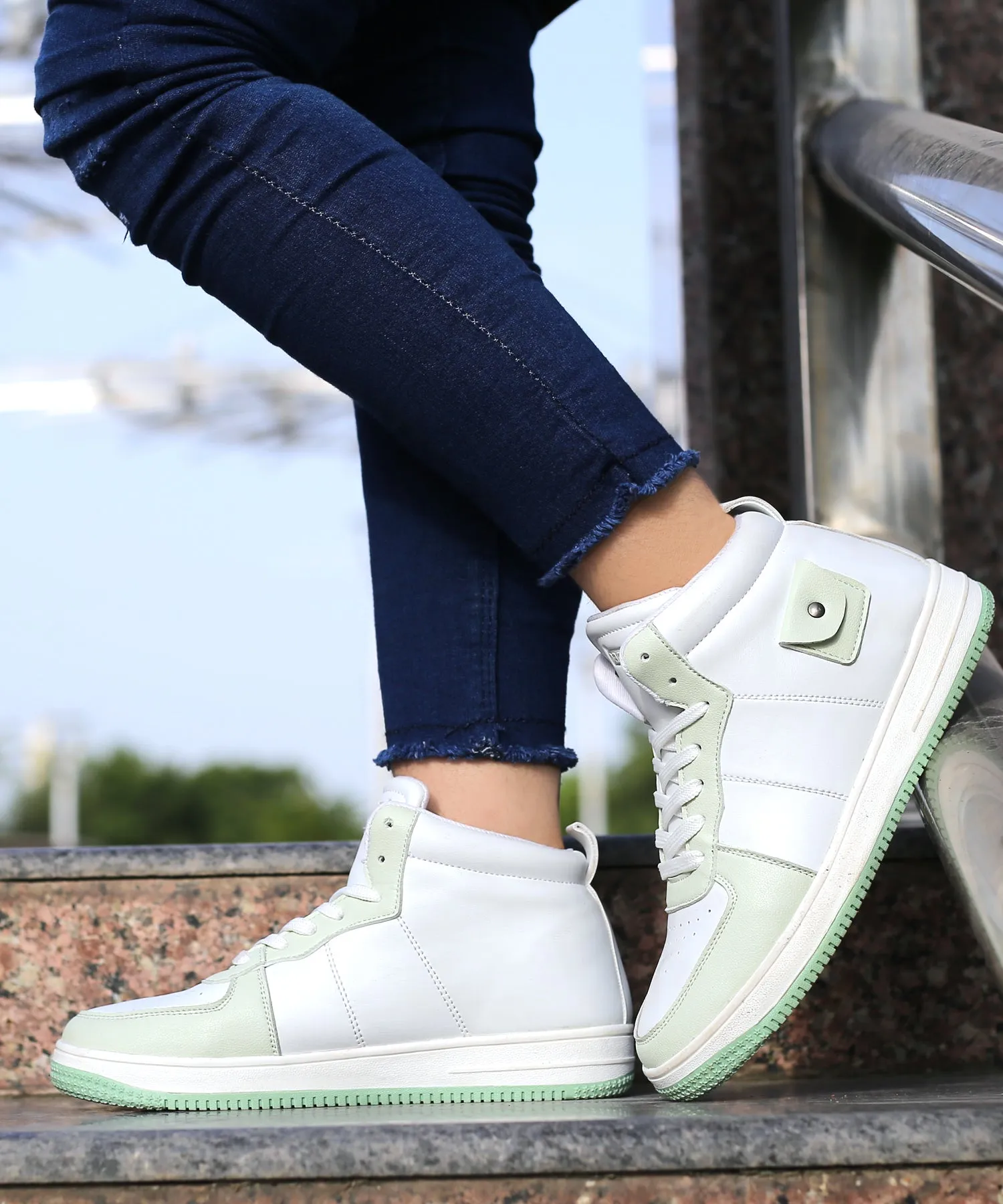 Bacca Bucci STELLAR Mid-Top Mode-Damen-Sneaker