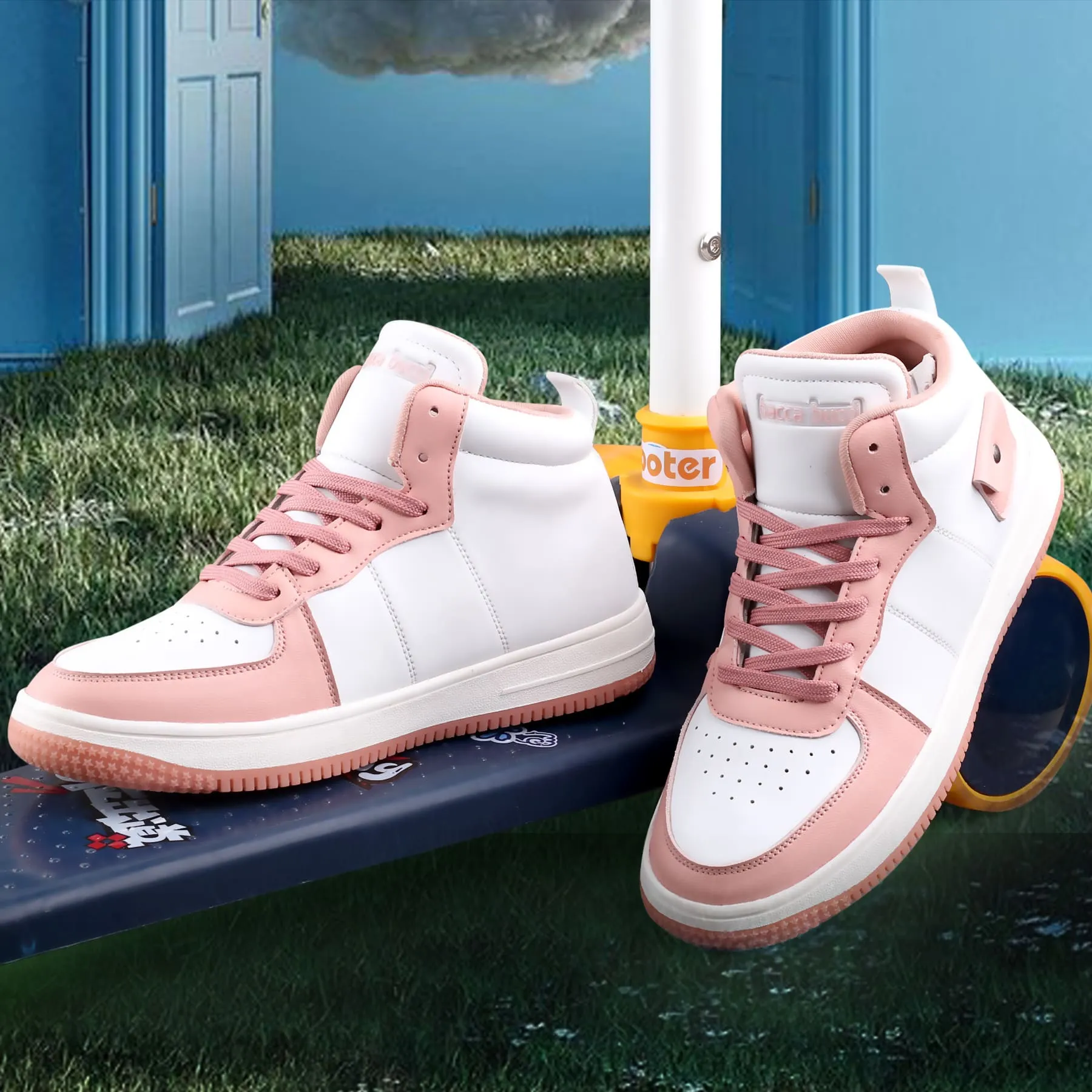 Bacca Bucci STELLAR Mid-Top Mode-Damen-Sneaker