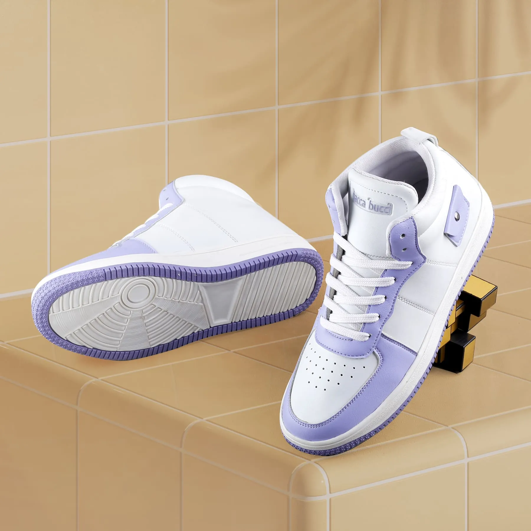 Bacca Bucci STELLAR Mid-Top Mode-Damen-Sneaker