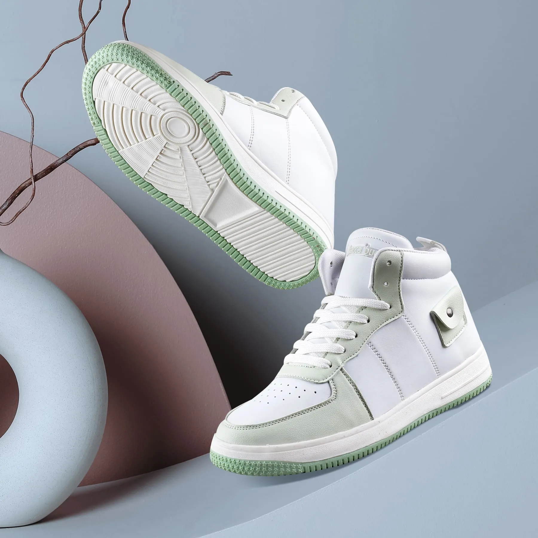 Bacca Bucci STELLAR Mid-Top Mode-Damen-Sneaker