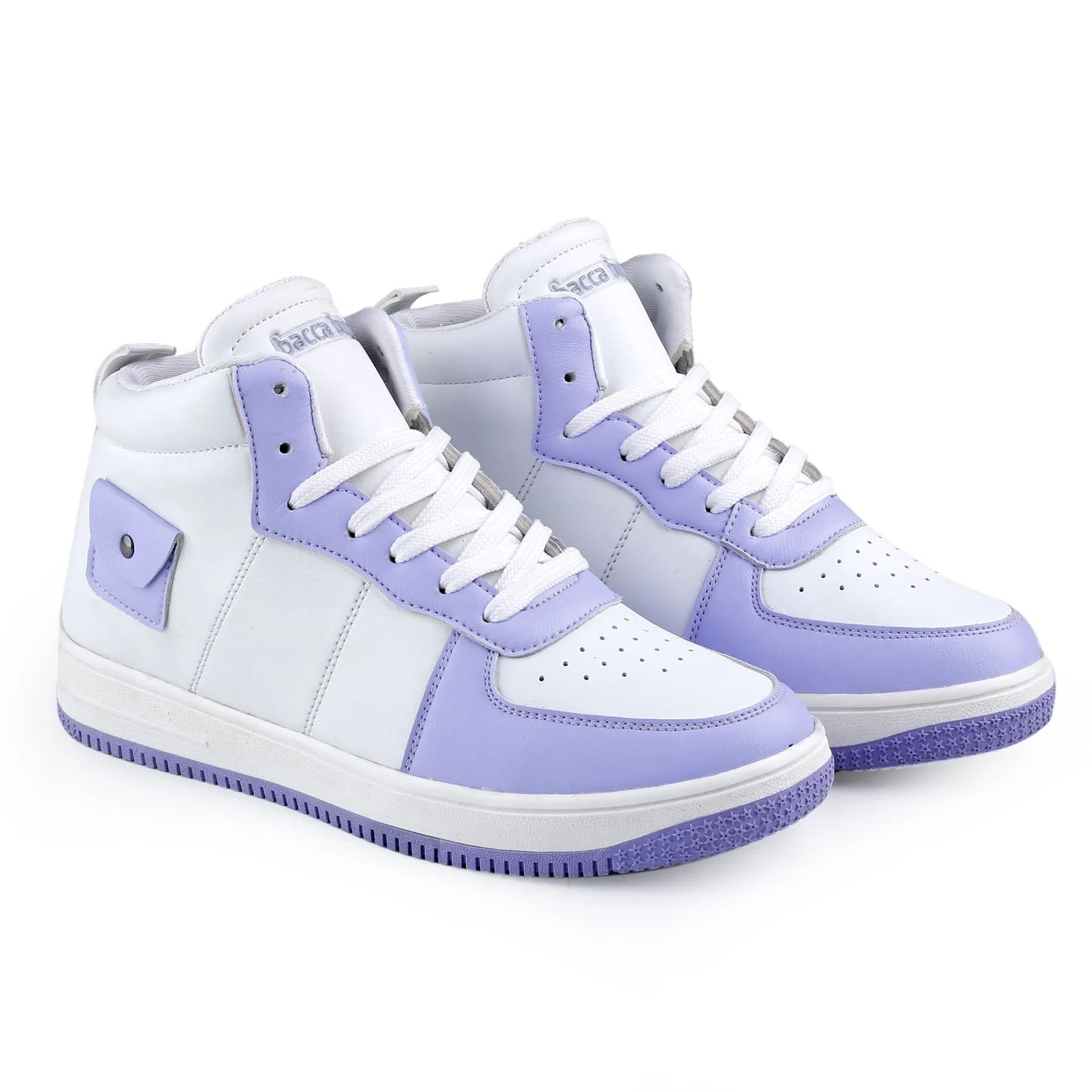 Bacca Bucci STELLAR Mid-Top Mode-Damen-Sneaker