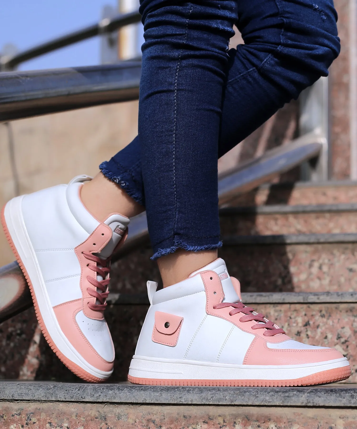 Bacca Bucci STELLAR Mid-Top Mode-Damen-Sneaker