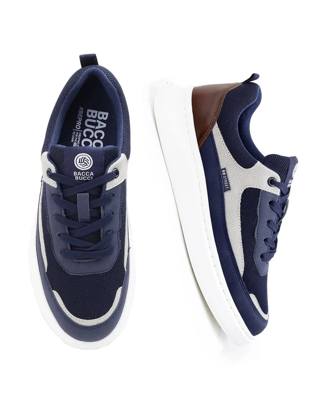 Bacca Bucci VIBE-STEP Herren-Sneaker mit niedrigem Schaft