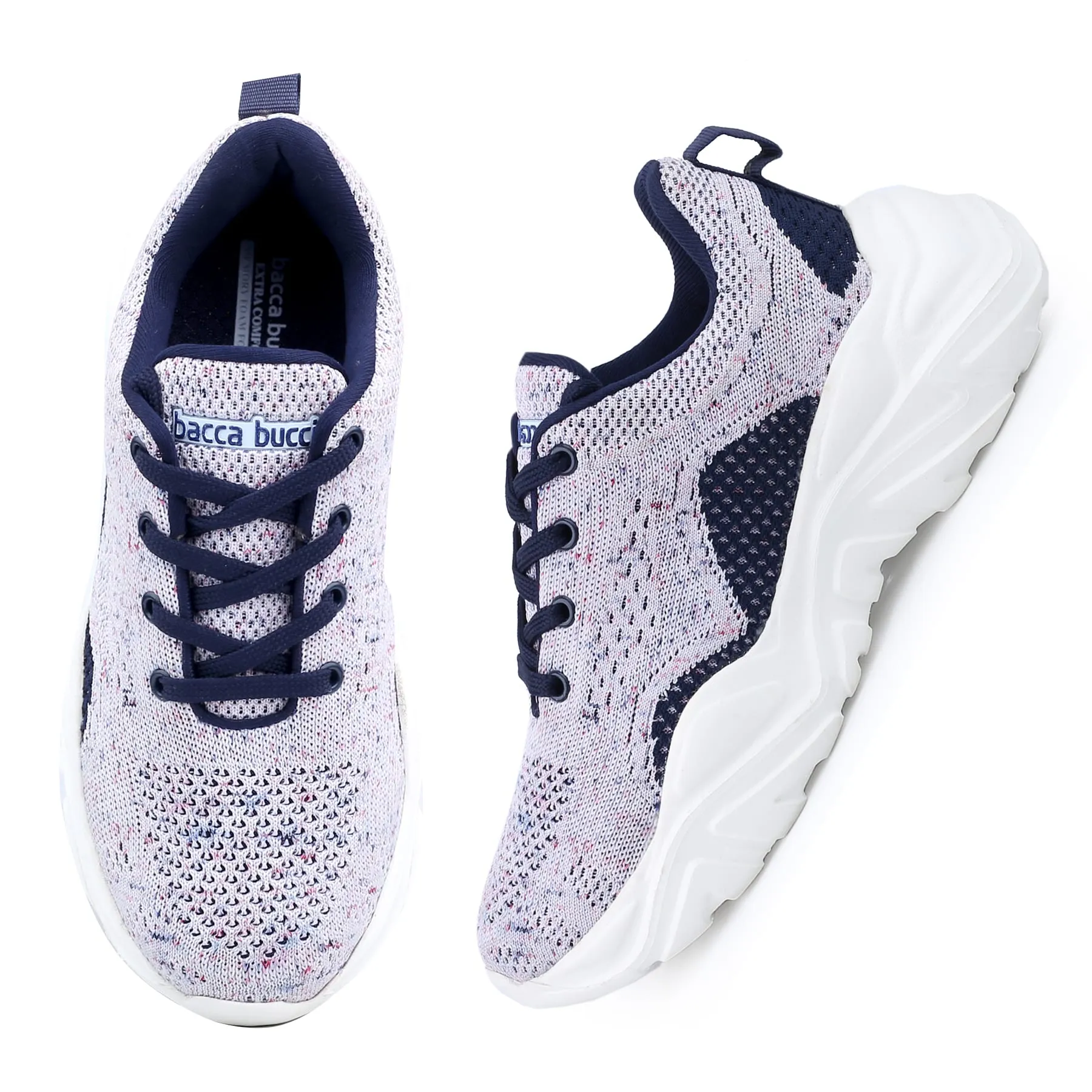 Bacca Bucci Damen CHARLOTTE Low-Top Plateau Chunky Mode Sneaker