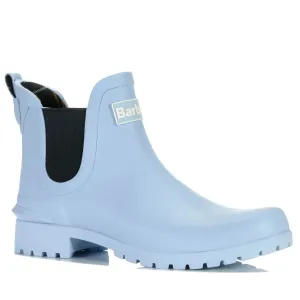 Barbour Wilton Chelsea Gummistiefel Breeze Blau