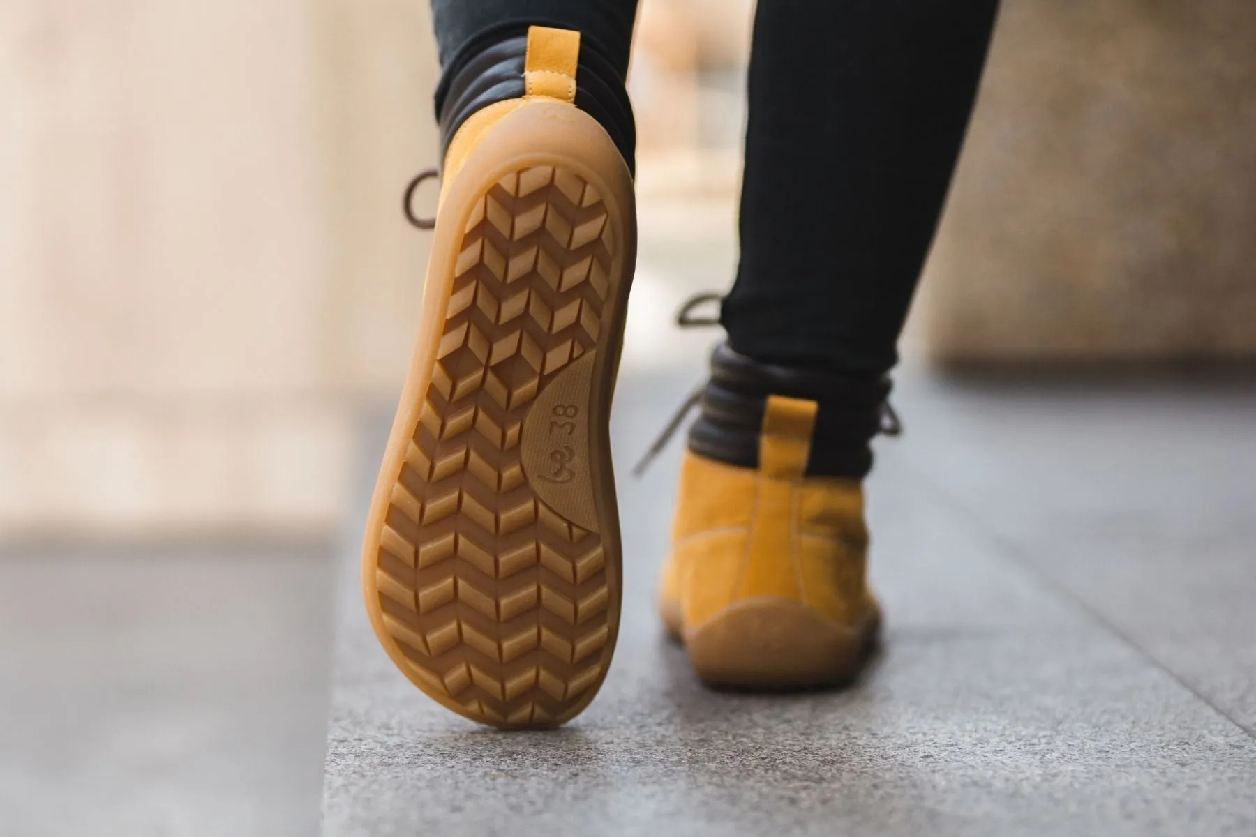 Barfußstiefel Be Lenka Nevada Neo - Senffarbene Schuhe_Be Lenka_Schuhwerk