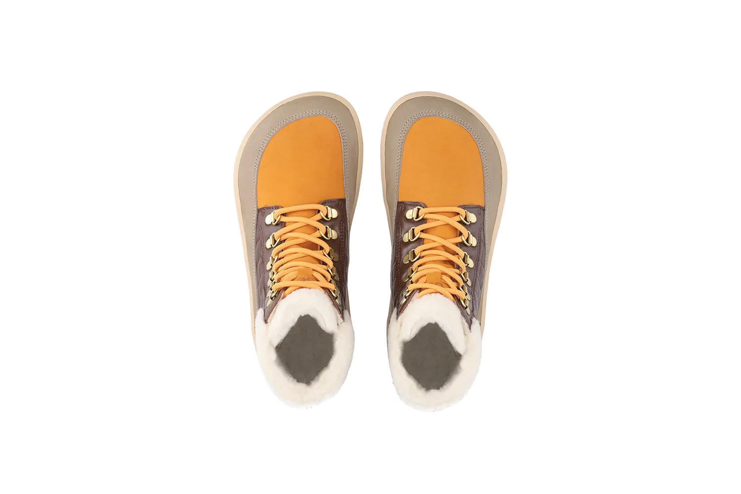 Barfußschuhe Be Lenka Olivia - Taupe, Dunkelbraun & Orange Schuhe_Be Lenka_Schuhwerk