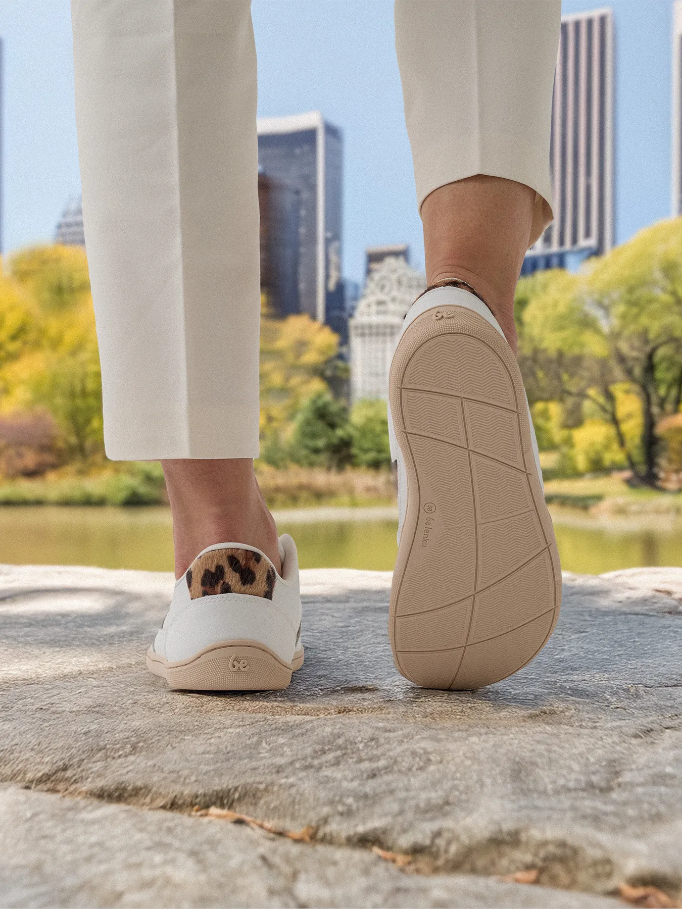Barfuß-Sneakers Be Lenka Cellestia - Weiß & Leoparden-Schuhe_Be Lenka_Schuhe