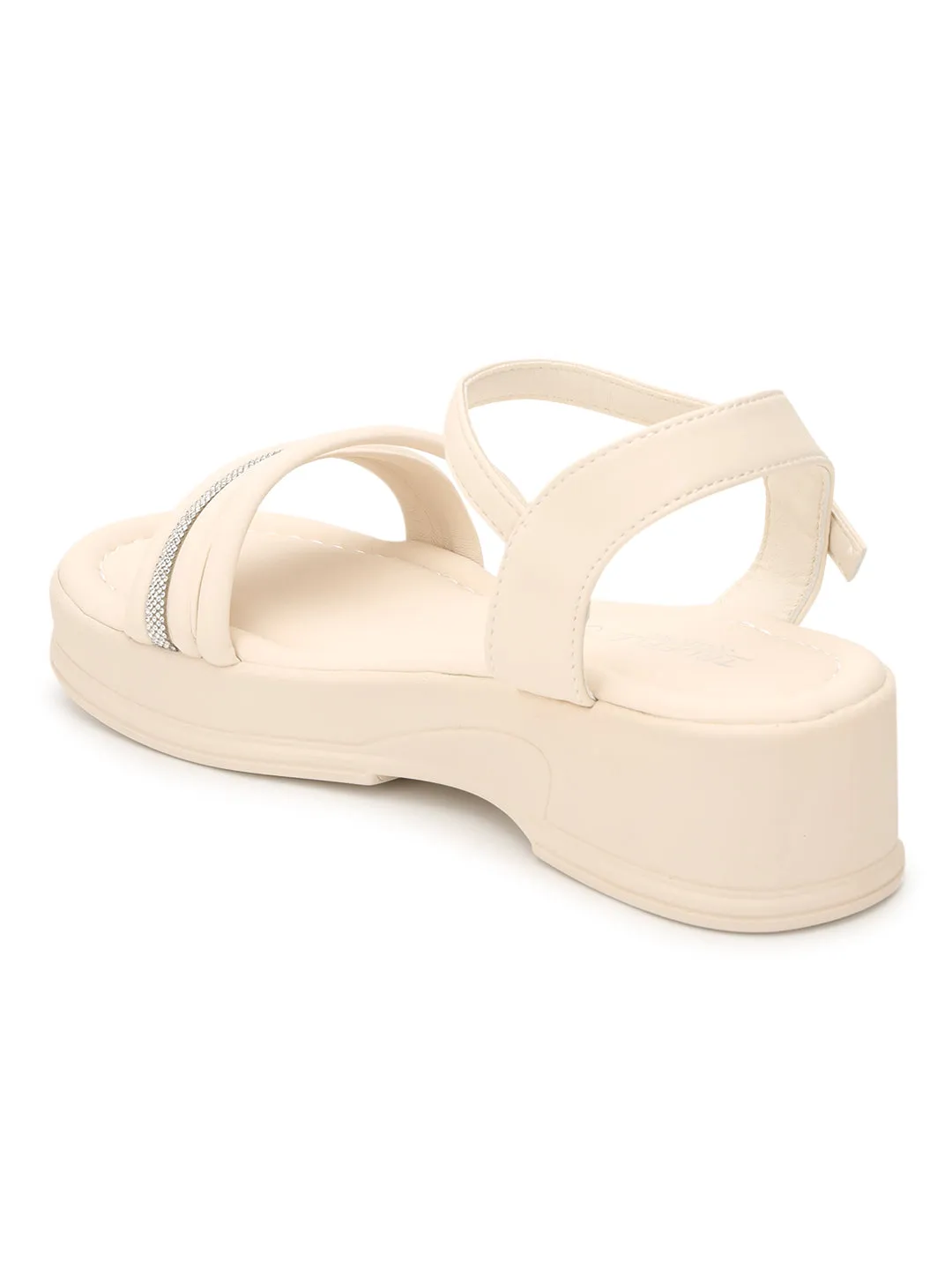 Beige PU-Diamantband-Slipper (TC-RS3600-BEIG)