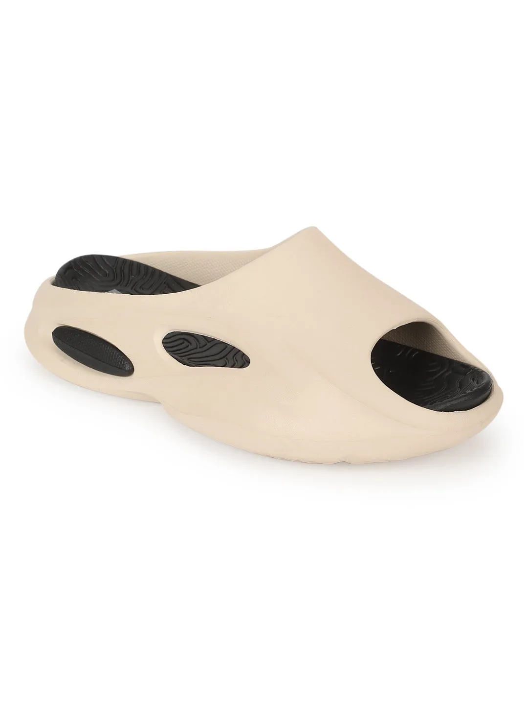 Beige PU Schlupf-Slipper (TC-FONDA1-BEIG)