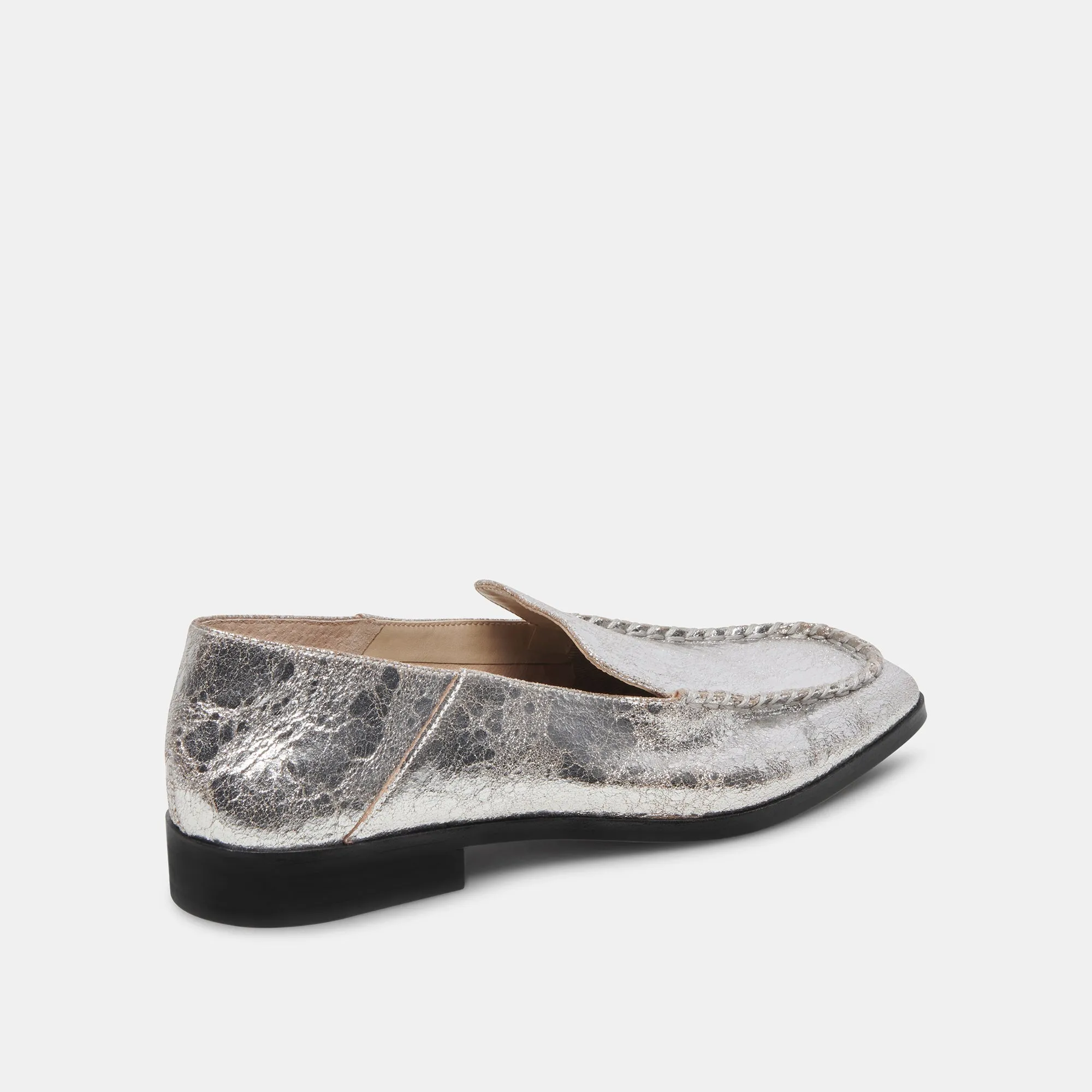 BENY FLATS SILBER ANTIKE LEDEROPTIK