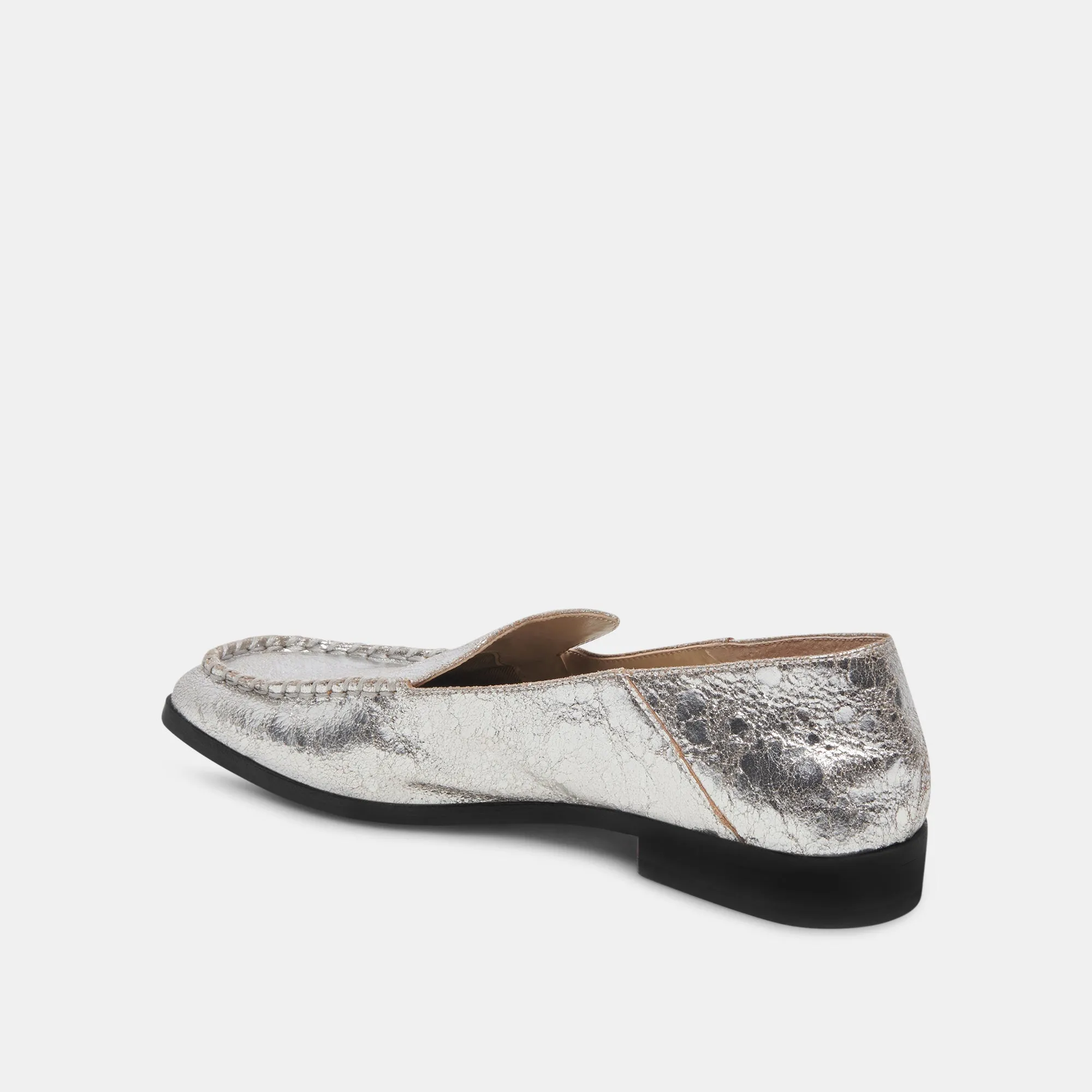 BENY FLATS SILBER ANTIKE LEDEROPTIK