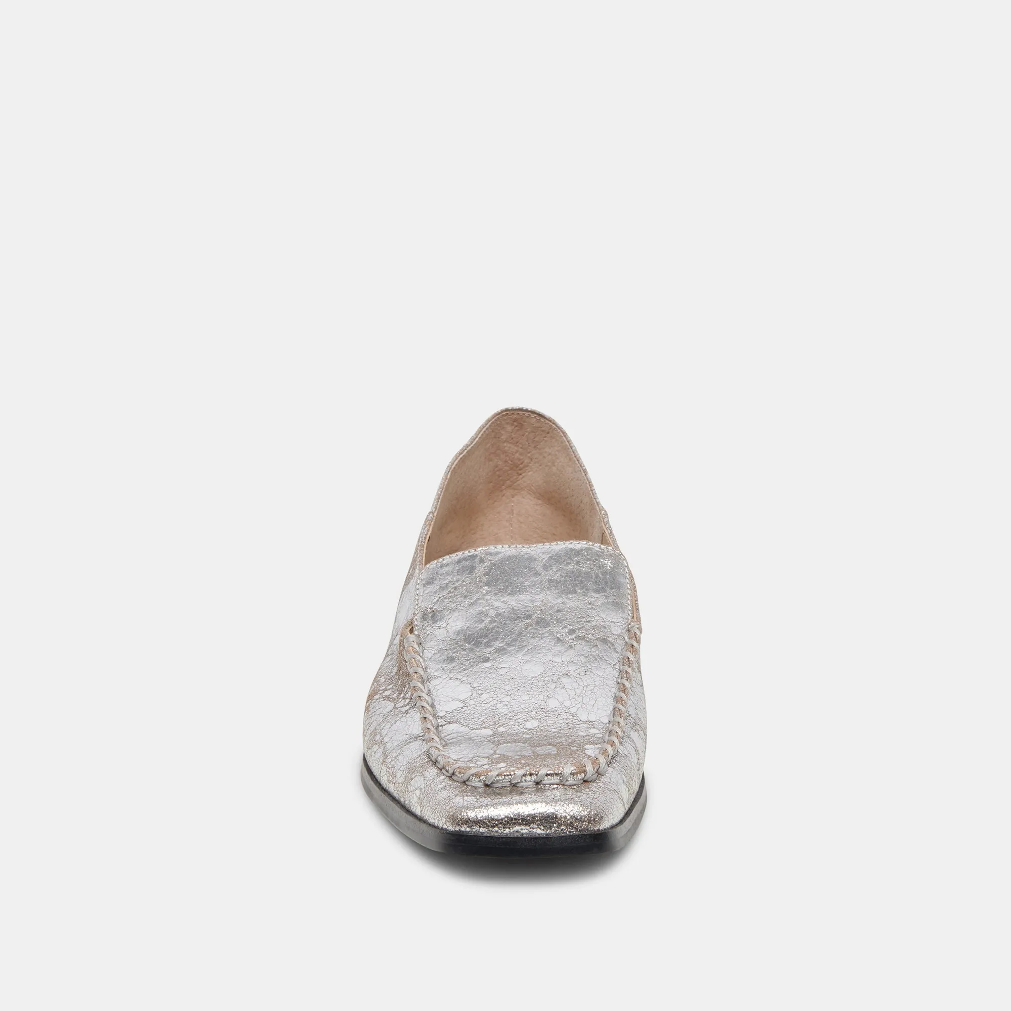 BENY FLATS SILBER ANTIKE LEDEROPTIK