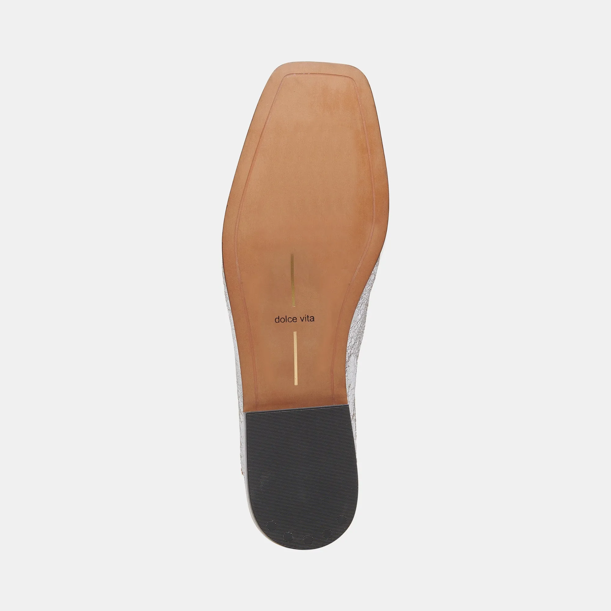 BENY FLATS SILBER ANTIKE LEDEROPTIK