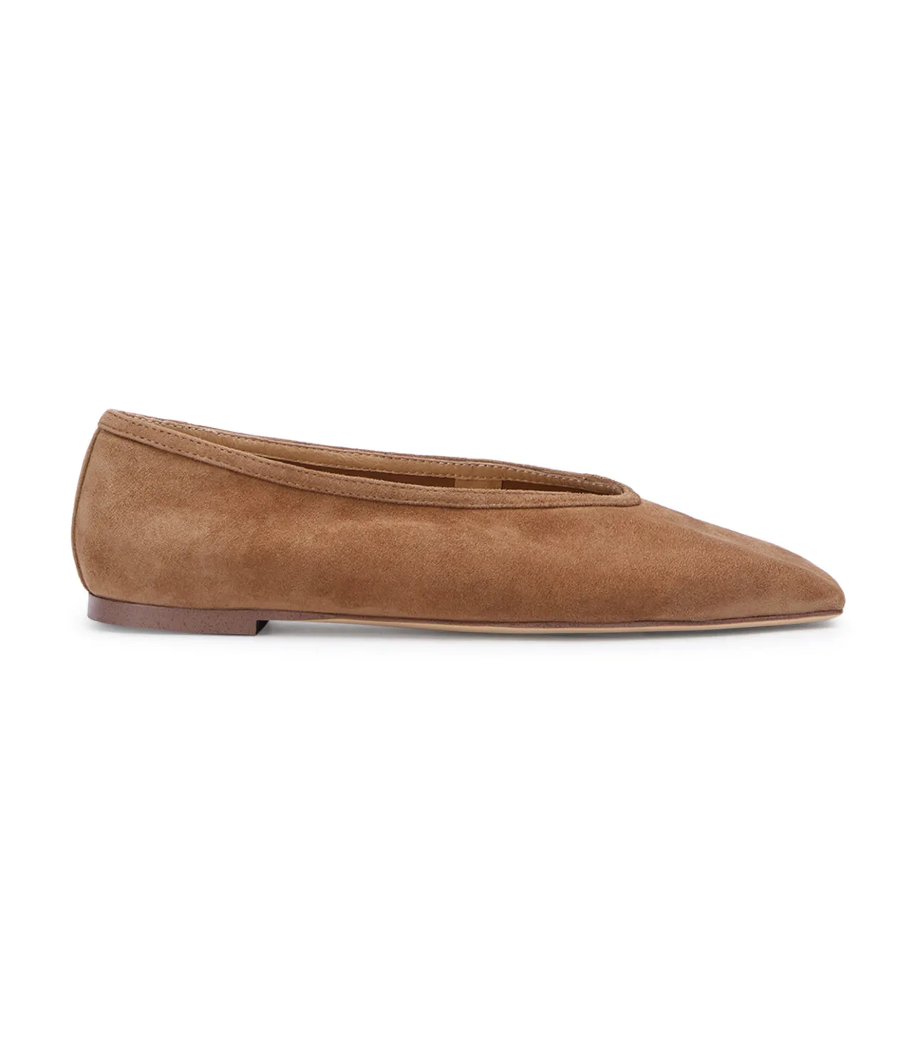 Bianca Wildleder in Taupe